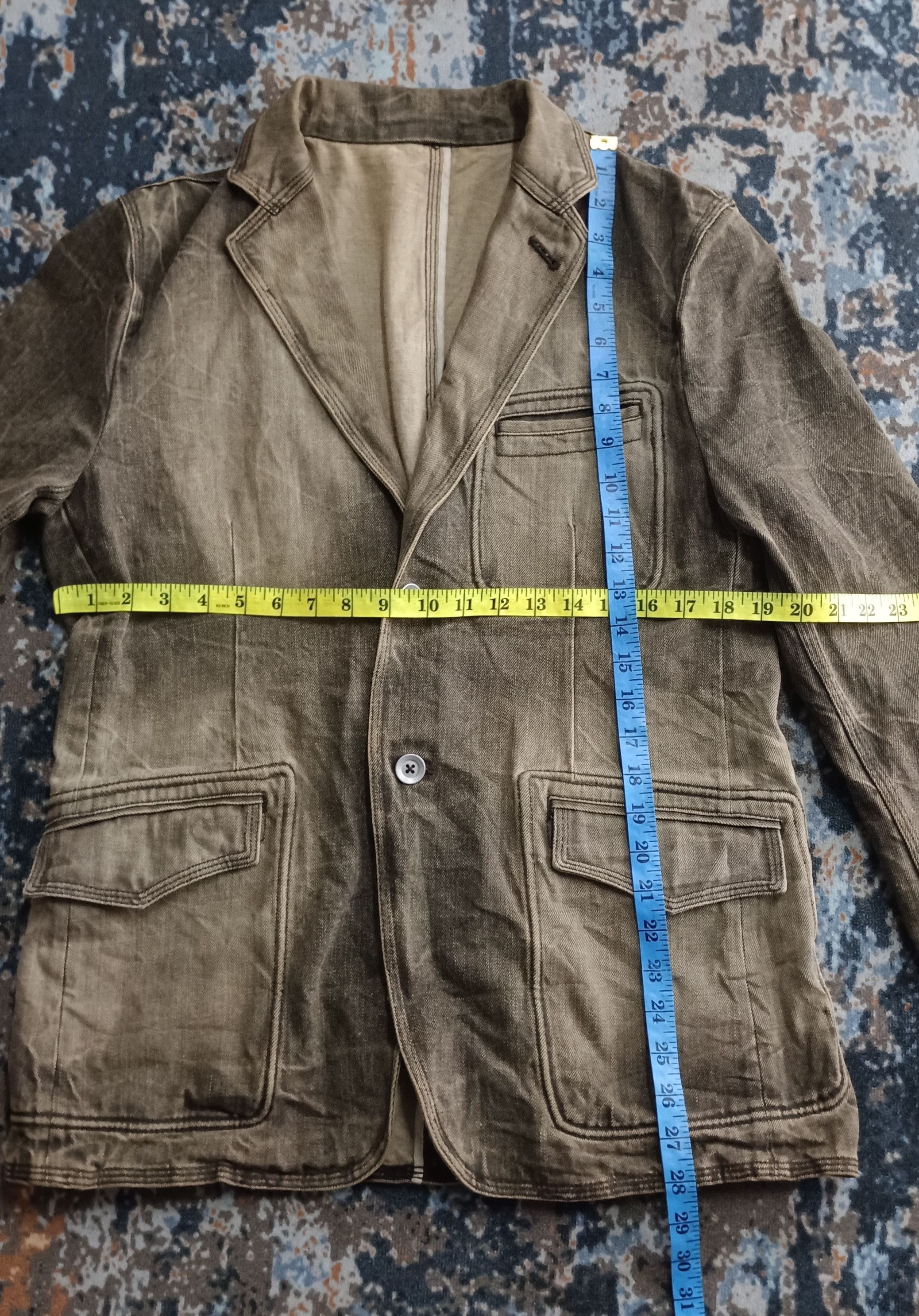 Jun Takahashi Vintage💥 Jun Men by Jun Takahashi Denim Chroe Size US M / EU 48-50 / 2 - 15 Thumbnail