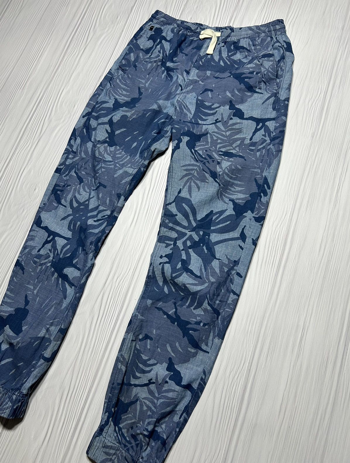 G-Star G-Star Raw Bronson Tapered Sport Cuffed Pants Blue Real Tree Size US 31 - 2 Thumbnail