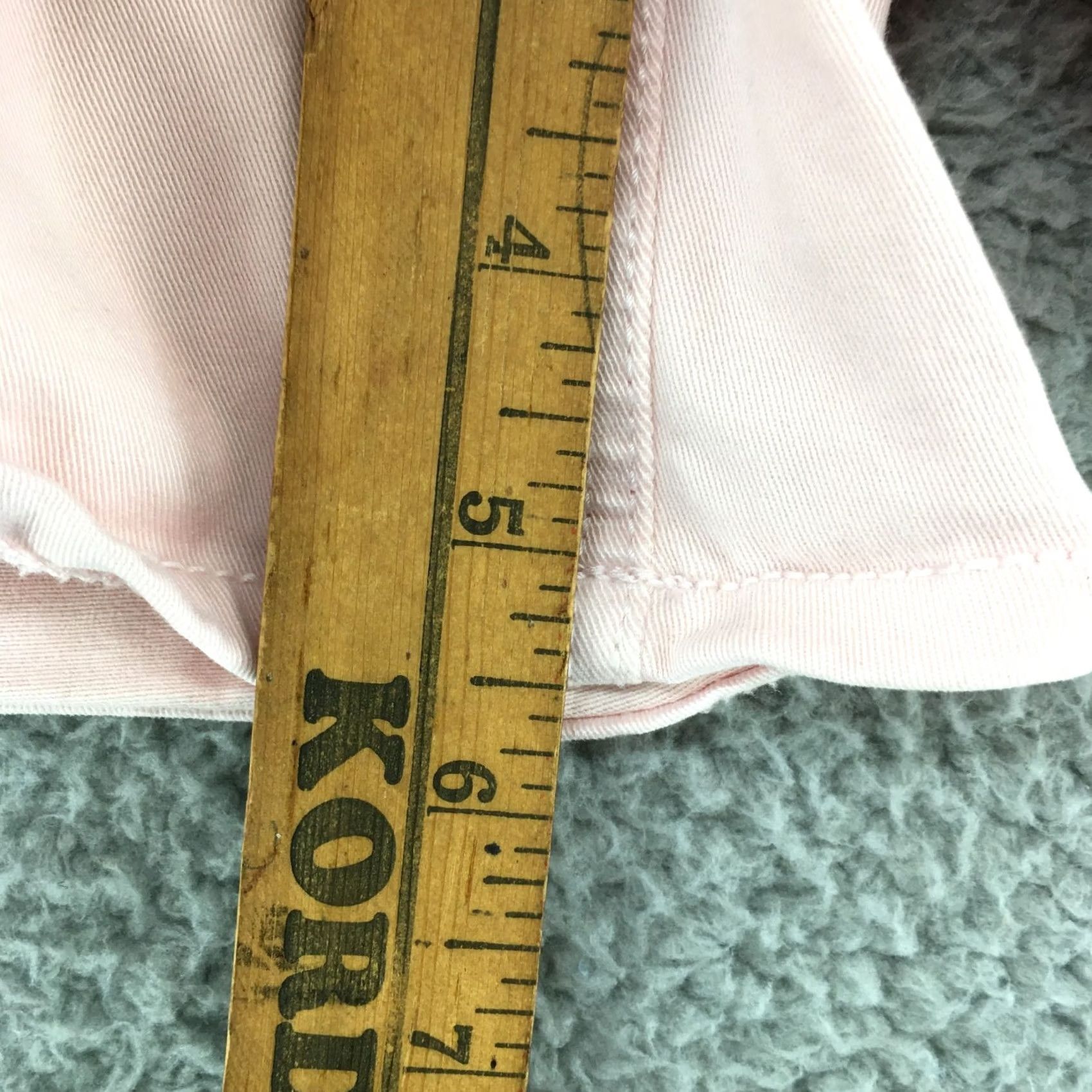 Vintage American Eagle Super Stretch Shorts Womens 4 Light Pink Zip Fly Low Waisted Casual Modern Womens Size 27" / US 4 / IT 40 - 6 Thumbnail