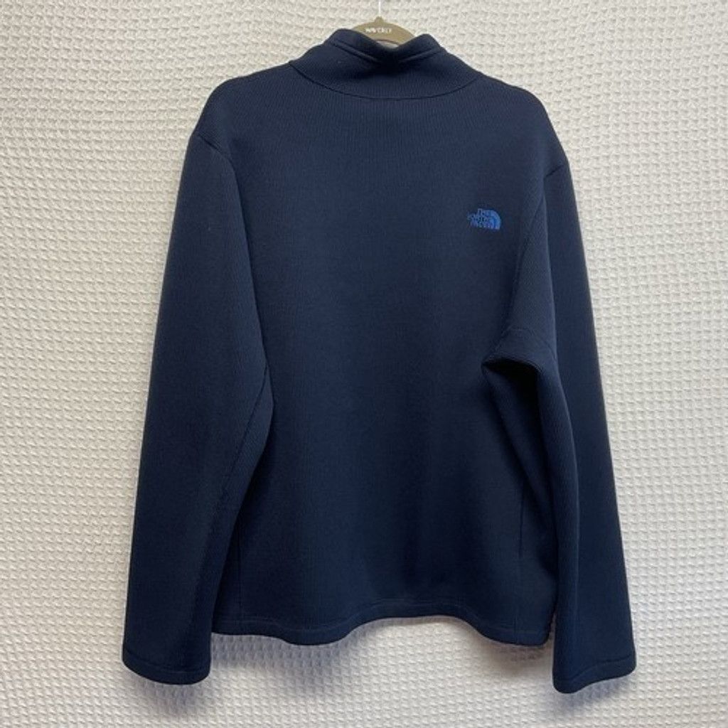 The North Face The North Face Blue Ribbed Thick Knit Full Zip Jacket Men XL Size US XL / EU 56 / 4 - 6 Thumbnail