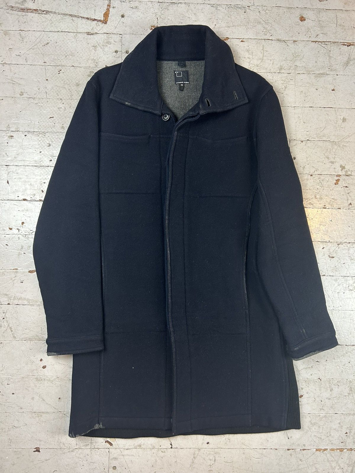 Takahiromiyashita The Soloist quilted half-sleeved jacket - Black