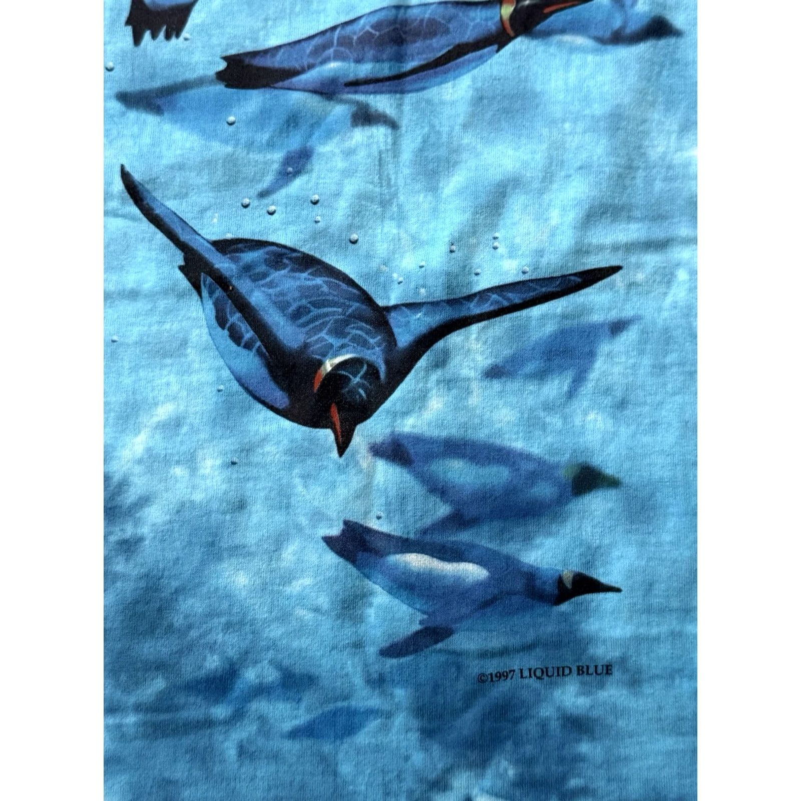 Liquid Blue VINTAGE Liquid Blue Penguins AOP Shirt XL Tie Dye Hippie 90s Grateful Dead Mens Size US XL / EU 56 / 4 - 7 Thumbnail