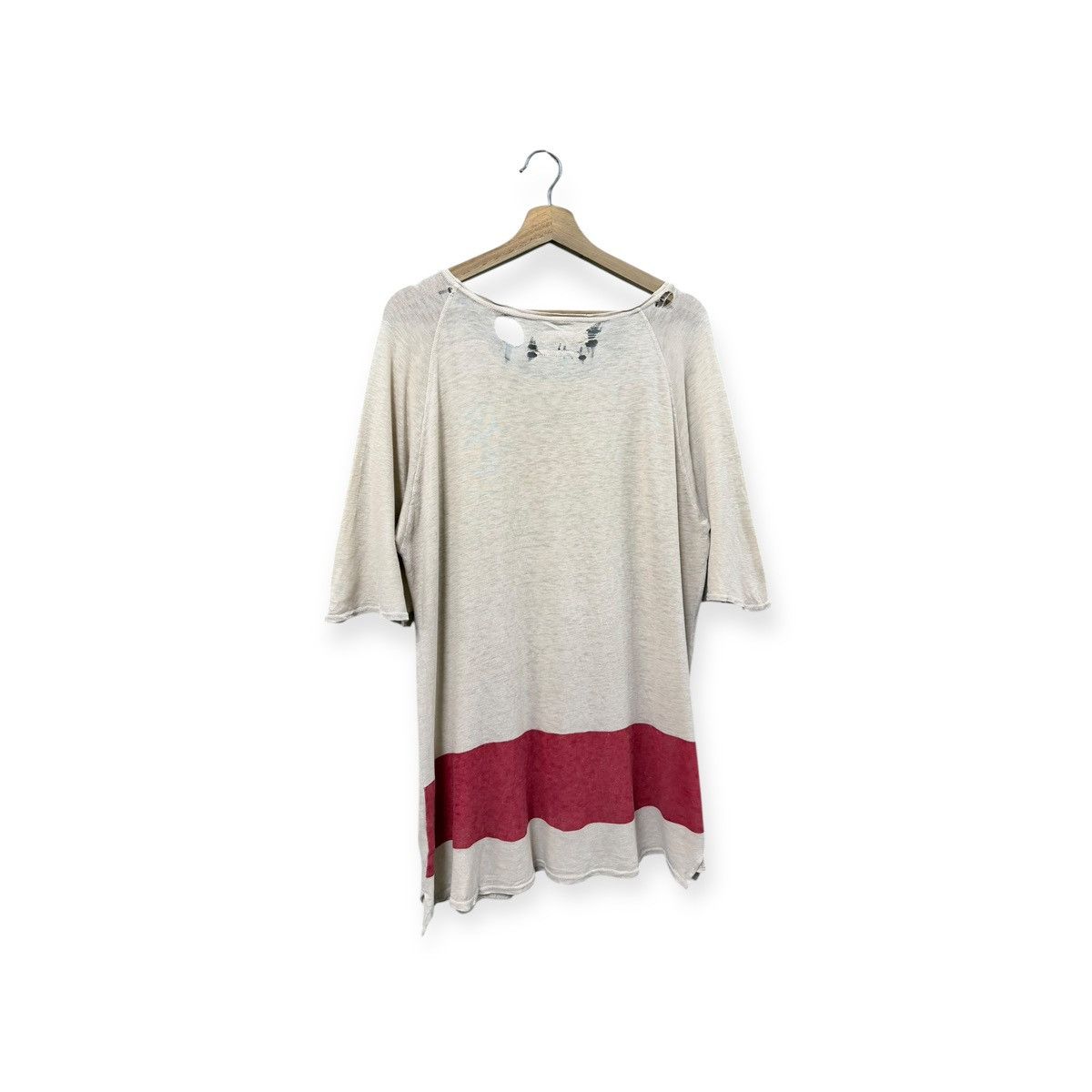 Kapital Kapital Oversized Single Pocket Ripped Disstresed Tee Size US M / EU 48-50 / 2 - 11 Thumbnail
