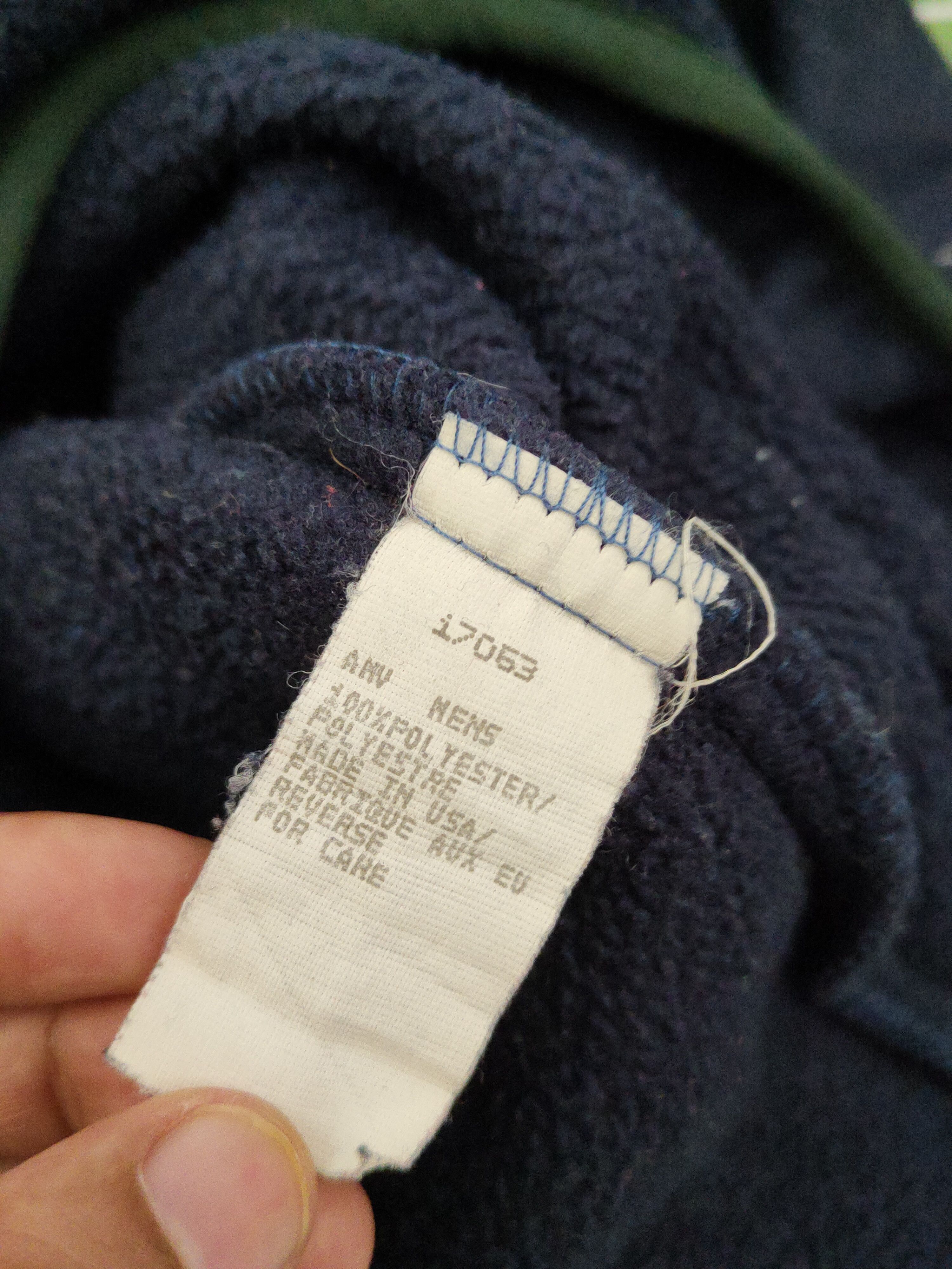 Polartec × Vintage × Woolrich Woolen Mills Woolrich usa Polartec Navy fleece Sweatshirts #W958 Size US L / EU 52-54 / 3 - 13 Thumbnail