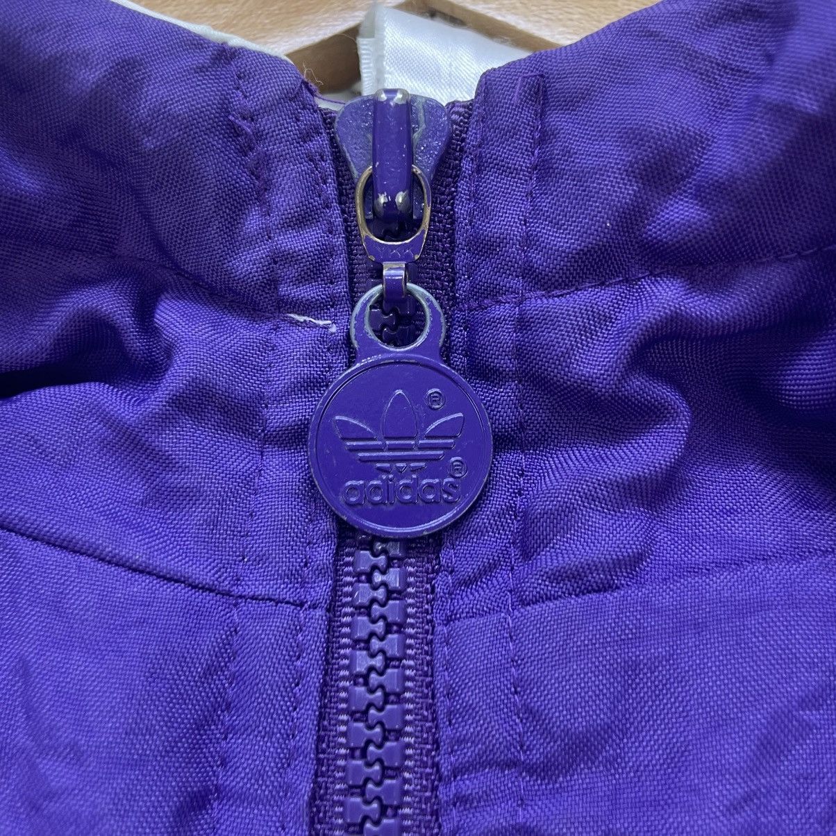 Adidas 💥Vintage 90s Adidas Big Logo Hooded Jacket Size US M / EU 48-50 / 2 - 6 Thumbnail