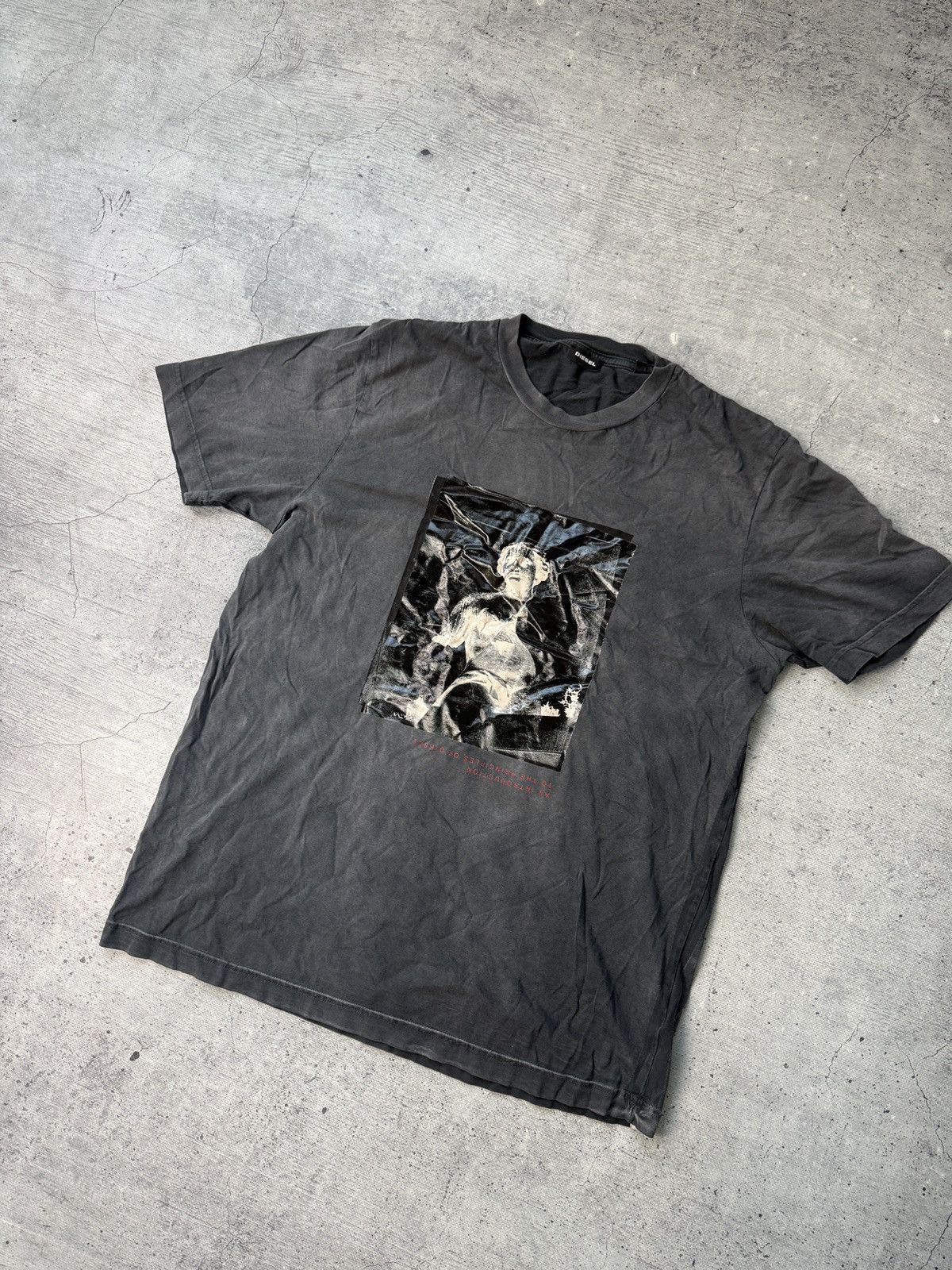 Diesel Diesel Big Logo T-Shirt Rare Graphic Print Men’s Tee Size US M / EU 48-50 / 2 - 2 Thumbnail