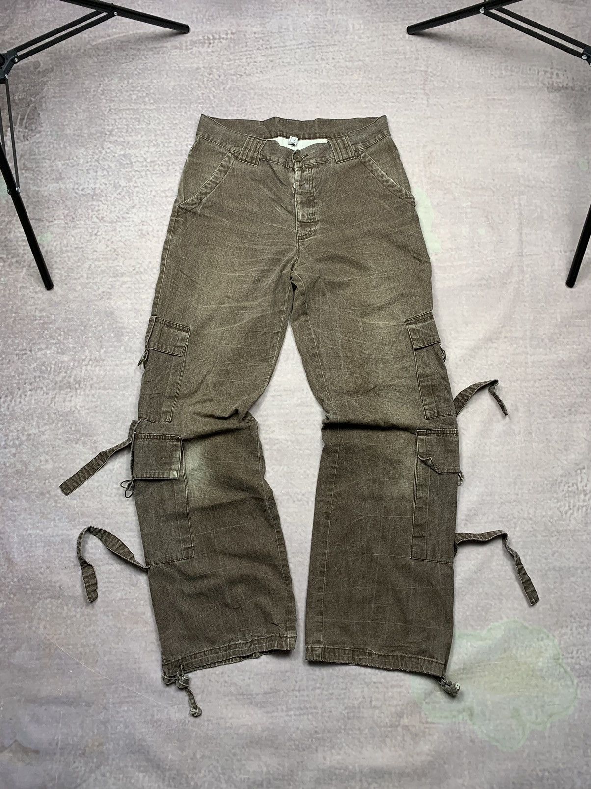 Japanese Brand × Seditionaries Junye jeans tactical multipocket utility bondage cargo pants Size US 32 / EU 48 - 1 Thumbnail