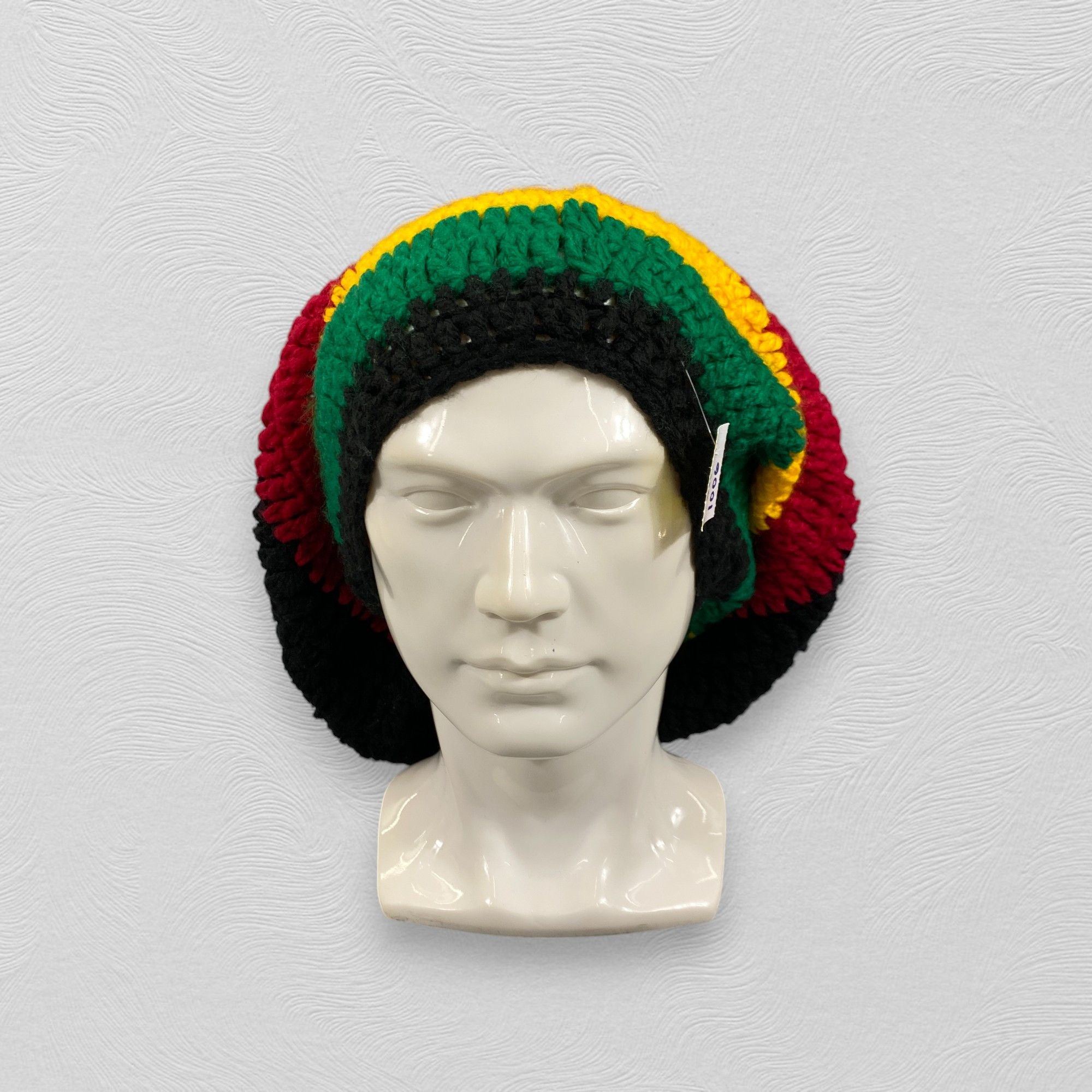 Japanese Brand Vintage Rasta Knitted Slouchy Beanie Hat -BN1006 Size ONE SIZE - 1 Thumbnail