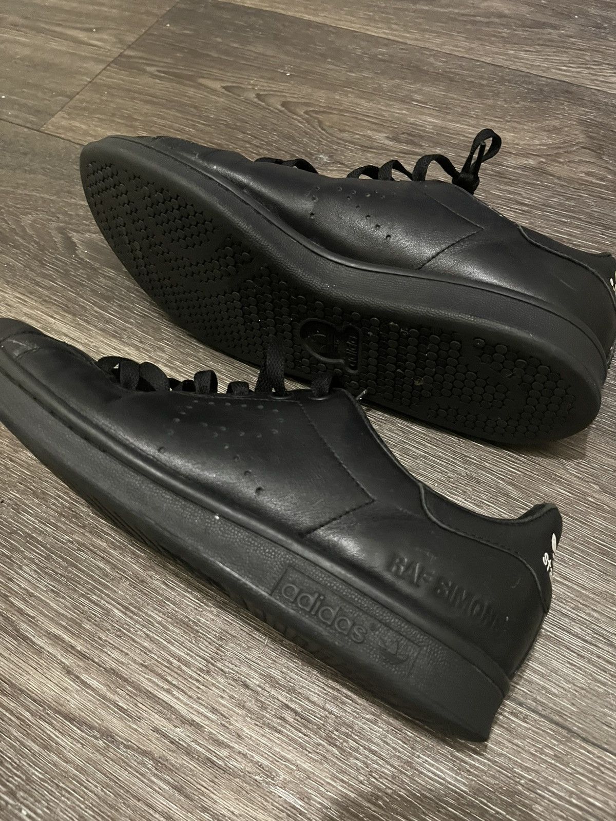 Adidas × Raf Simons Raf Simons x Stan Smith Core Black 2017 Size US 9.5 / EU 42-43 - 6 Thumbnail