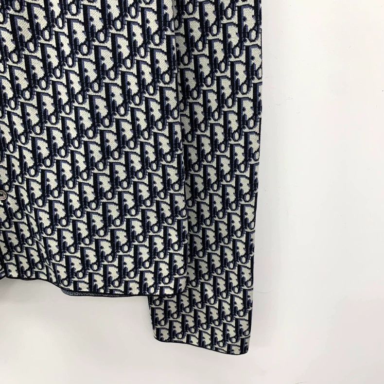 Dior Dior Color-matched cotton logo jacquart full-print lapel s Size US L / EU 52-54 / 3 - 4 Thumbnail