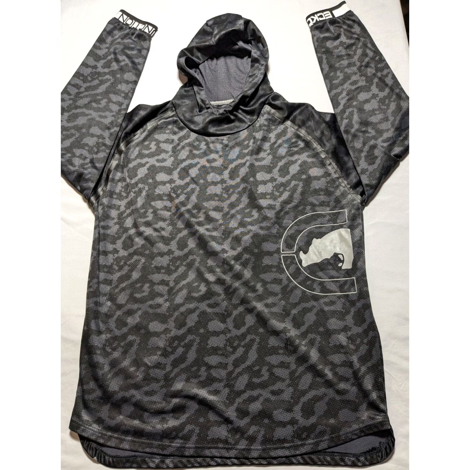 Ecko Unltd. ECKO UNLTD FUNCTION Men XL GUNMETAL Camo Rhino Pullover Hoodie Size US XL / EU 56 / 4 - 7 Thumbnail