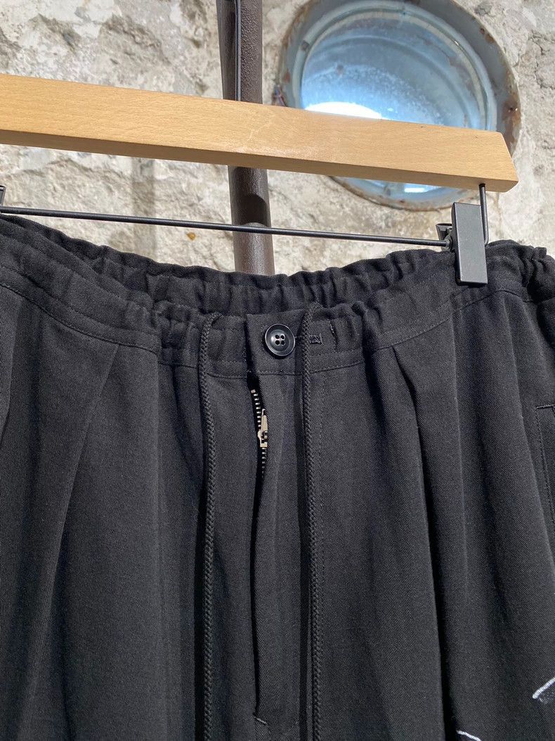 Yohji Yamamoto Yohji Yamamoto Y's printed black slacks-2505 Size US 30 / EU 46 - 3 Thumbnail