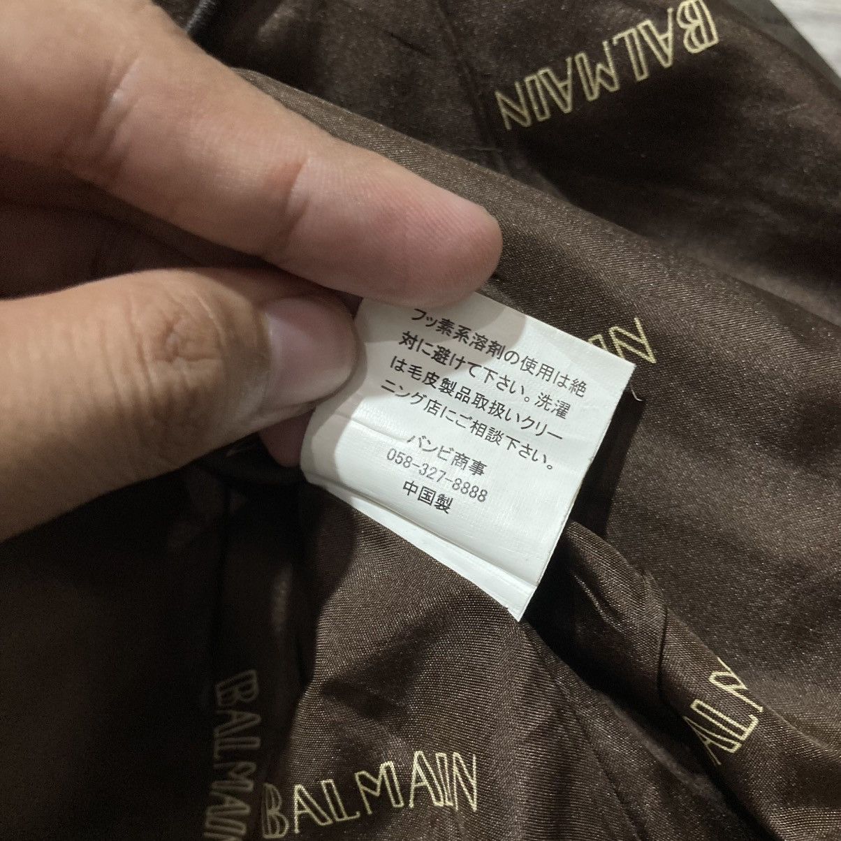 Balmain Balmain Paris Monogram Quilted Jacket Dark Brown Luxury Size US XXL / EU 58 / 5 - 18 Thumbnail