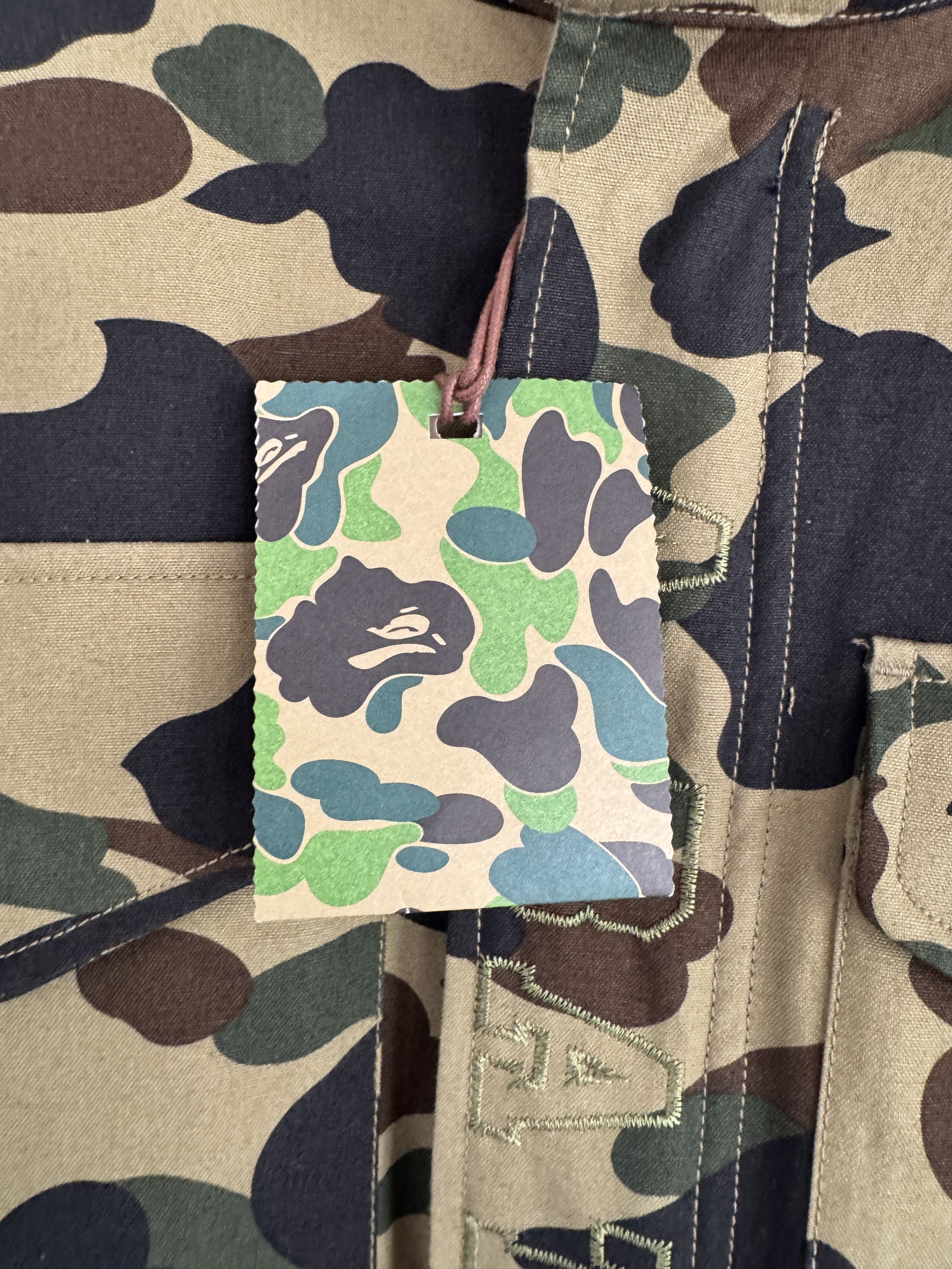 Bape Camo Duck Wide Long Jacket Size US XL / EU 56 / 4 - 4 Thumbnail