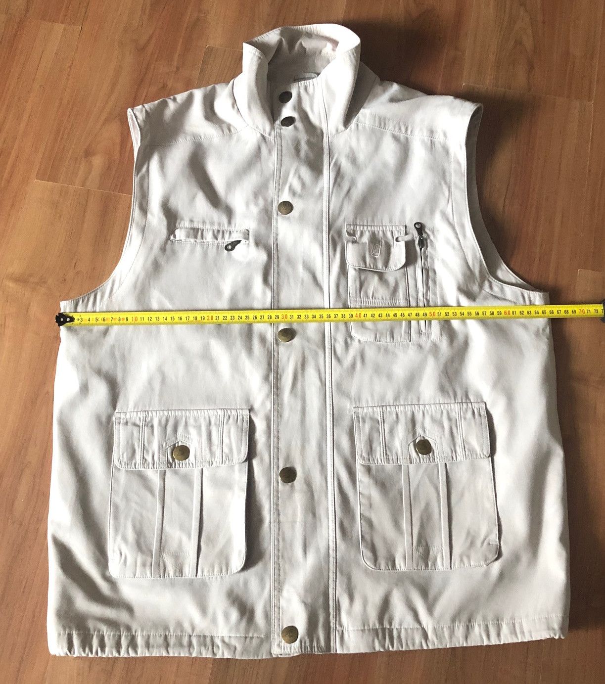 Other New Fashion light beige sleeveless vest size 3XL Size US XXL / EU 58 / 5 - 4 Thumbnail