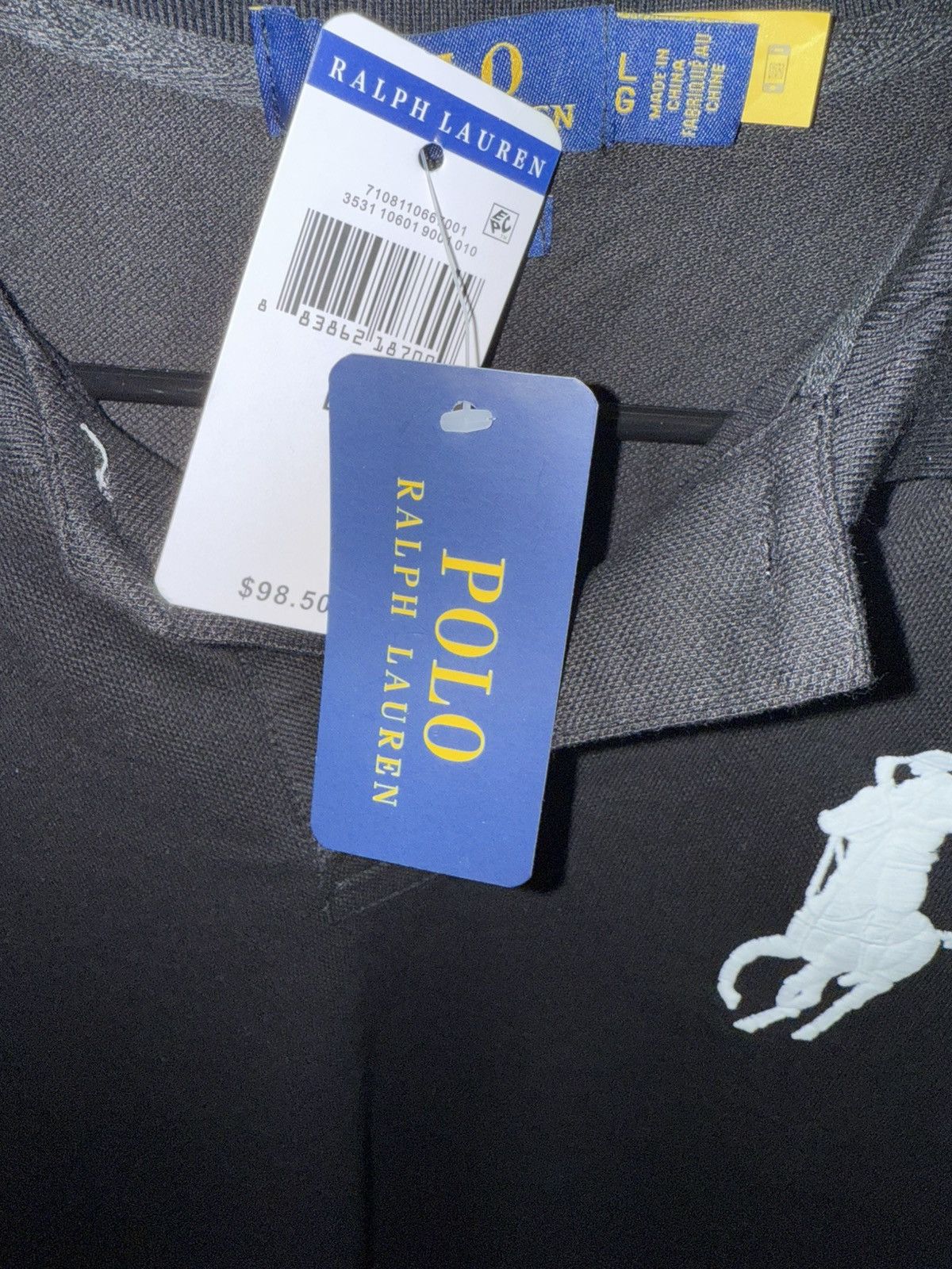 Polo Ralph Lauren Ralph Polo Lauren Slim Fit Shirt Black Size US L / EU 52-54 / 3 - 6 Thumbnail