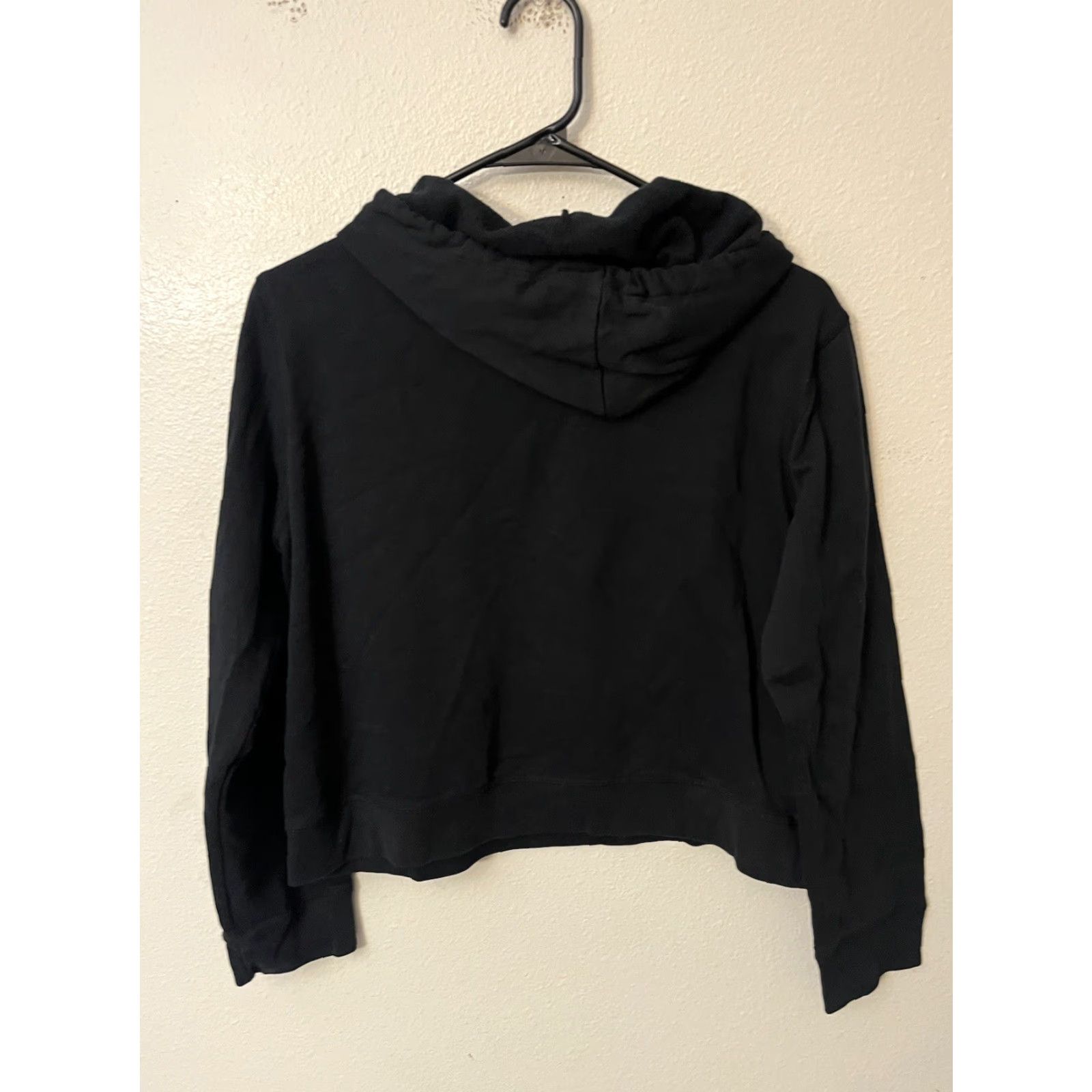 Vintage VINTAGE Aéropostale Hoodie Womens Pullover Activewear Size Medium Black Cotton Blended Fabric Size M / US 6-8 / IT 42-44 - 3 Thumbnail