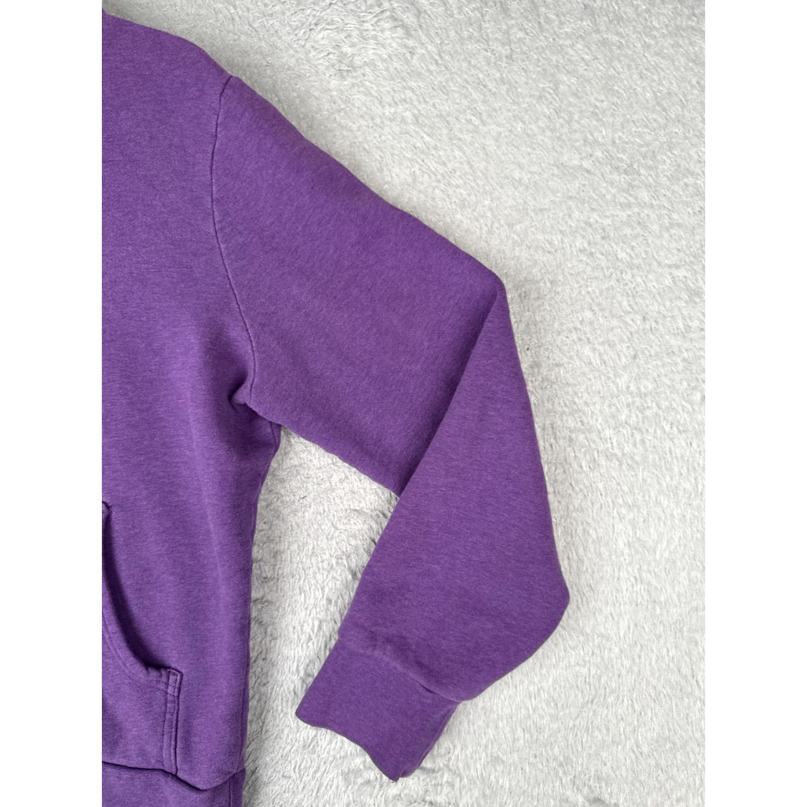 The North Face The North Face Hoodie Womens Medium Purple Pullover Kangaroo Fleece Sweatshirt Size M / US 6-8 / IT 42-44 - 2 Thumbnail