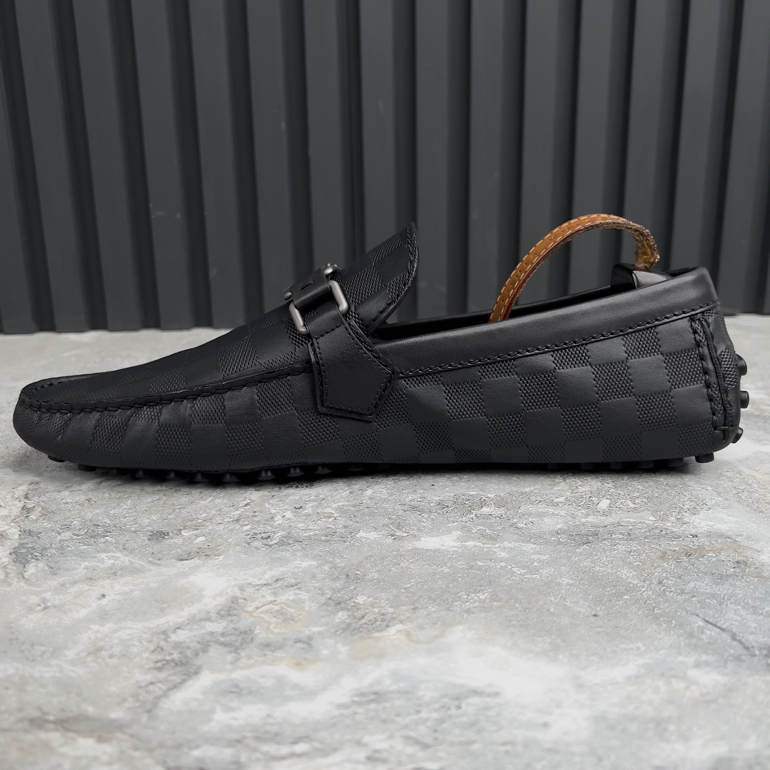 Louis Vuitton Hockenheim Damier Driving Moccasins Leather