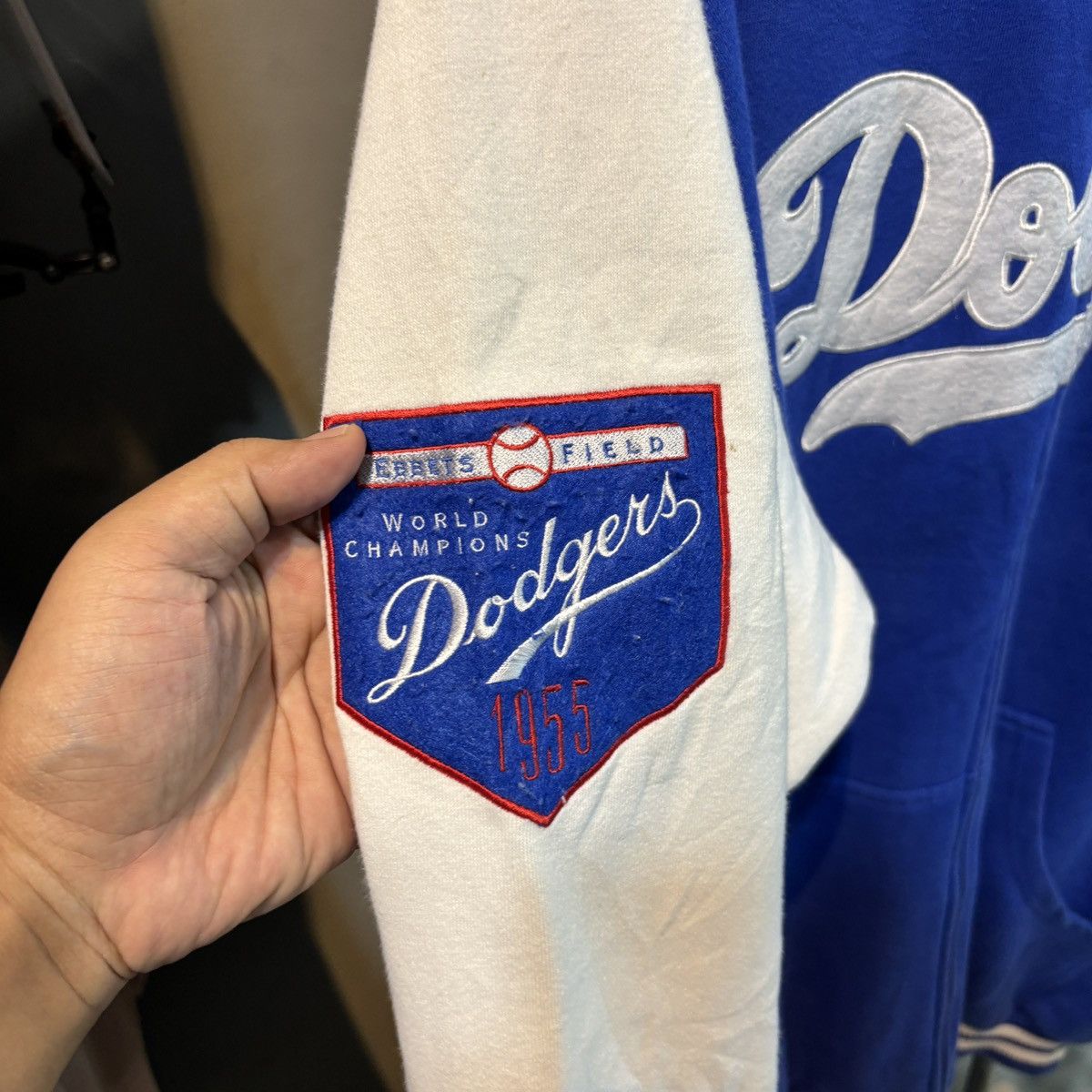 MLB Vintage MLB Dodgers hoodie by Carl Banks Size US XXL / EU 58 / 5 - 3 Thumbnail