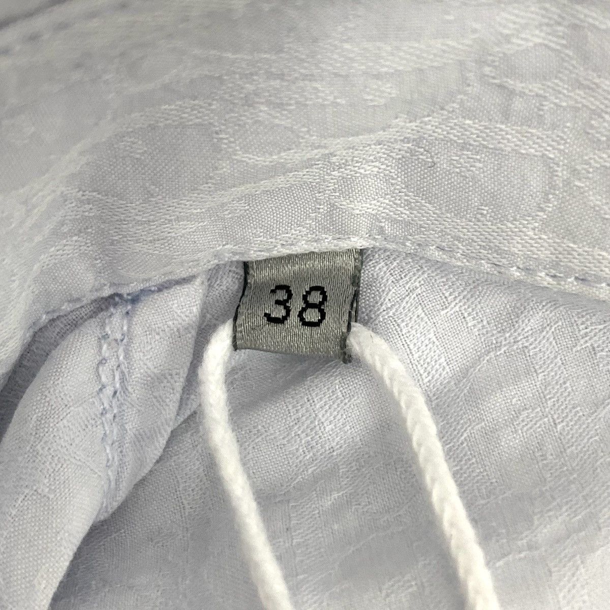 Dior Dior Light Blue All-over Logo Short Sleeve Shirt K26WX Size US M / EU 48-50 / 2 - 6 Thumbnail
