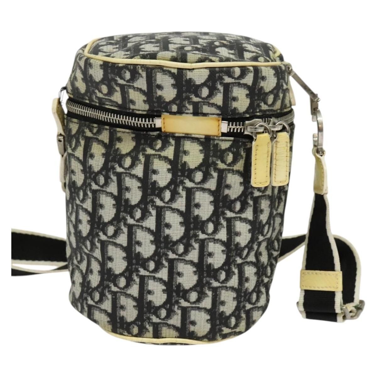 Dior DIOR Trotter Canvas Shoulder Bag Black Silver Size ONE SIZE - 3 Thumbnail