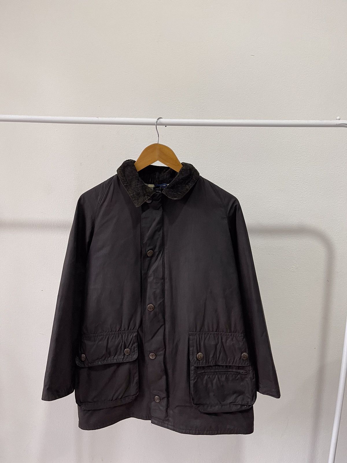 Barbour × Vintage 80s An Original British Thorndale Garment Waxed Jacket Size US M / EU 48-50 / 2 - 6 Thumbnail