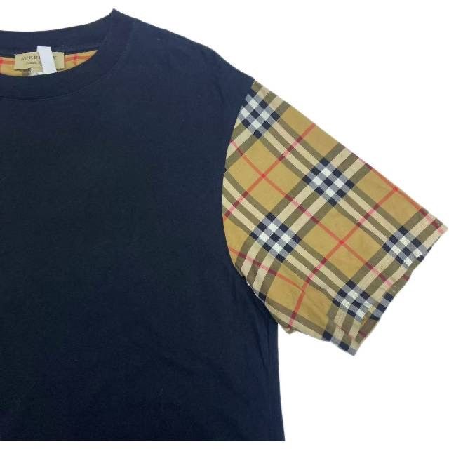 Burberry Burberry Check Drop Shoulder Short Sleeve T-shirt K26WX Size S / US 4 / IT 40 - 3 Thumbnail
