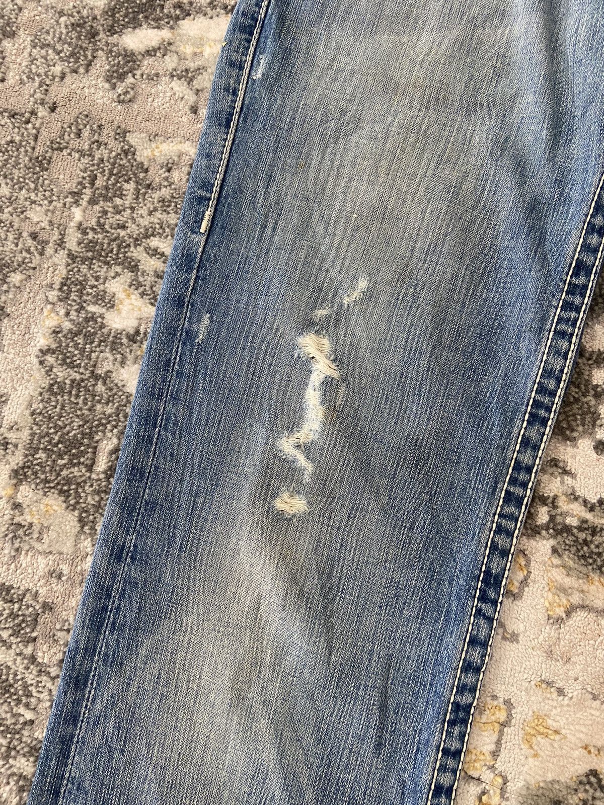 If Six Was Nine × Other × True Religion Y2K REVIVAL FLARE WASH DENIM JEANS Size US 34 / EU 50 - 9 Thumbnail