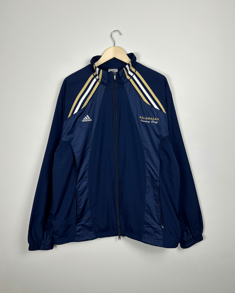 Adidas × Vintage Vintage 2005 Adidas ClimaLite Men's Navy Track Jacket - XL Size US XL / EU 56 / 4 - 4 Thumbnail