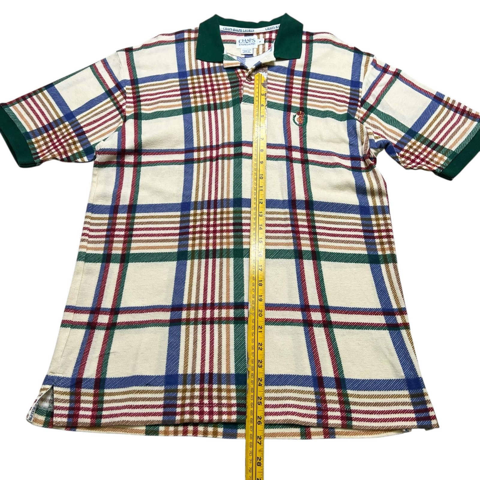 Polo Ralph Lauren Vintage Chaps Ralph Lauren Polo Shirt Men’s M Plaid Y2K Size US M / EU 48-50 / 2 - 6 Thumbnail