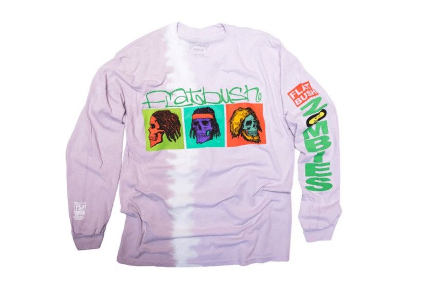Flatbush Zombies Flatbush Zombies Taro Milk Longsleeve Size US M / EU 48-50 / 2 - 1 Thumbnail
