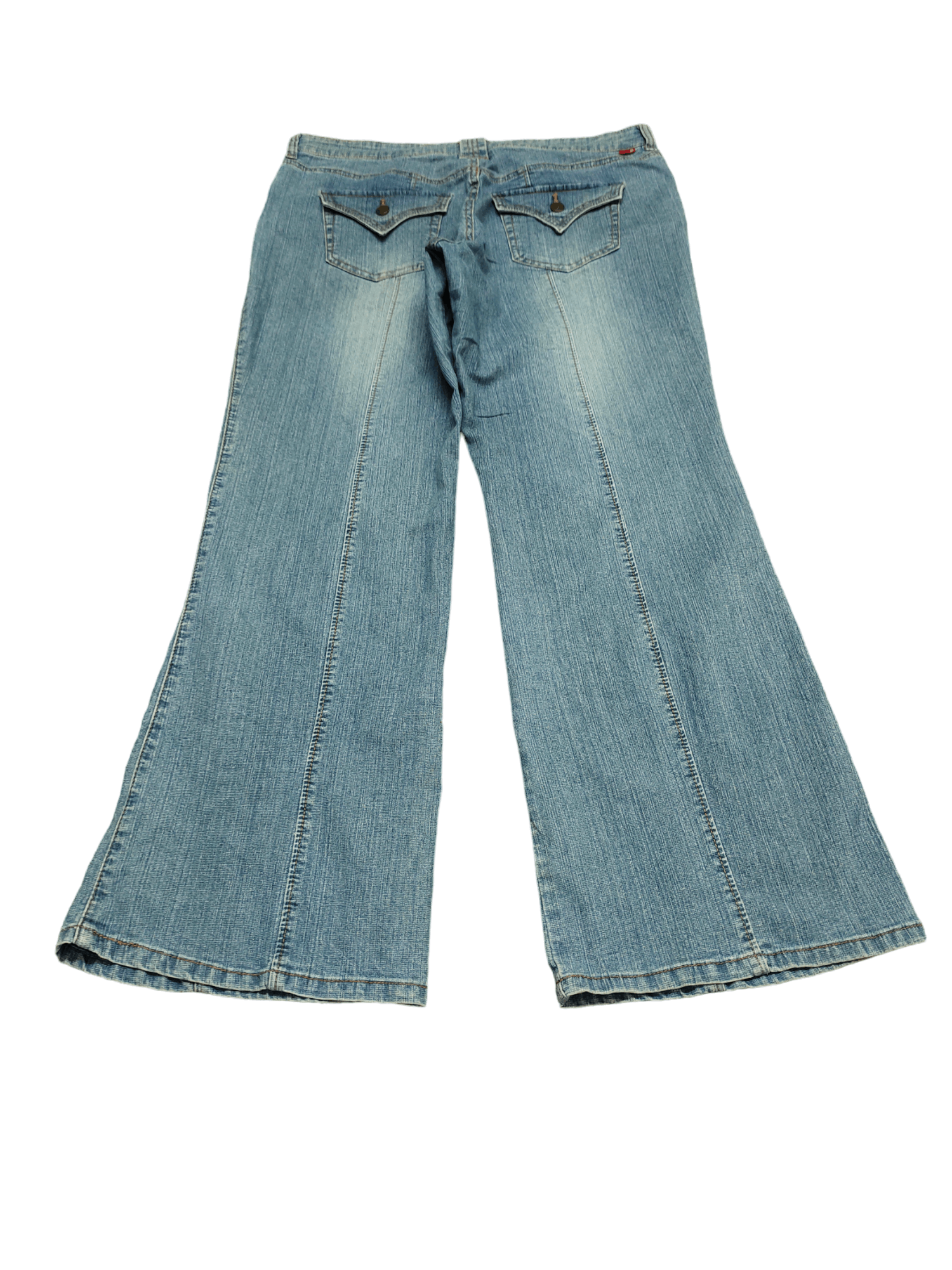 If Six Was Nine Flare Baggy Advantage Bondage Denim Bootcut Wide Leg Y2k Size US 34 / EU 50 - 11 Thumbnail