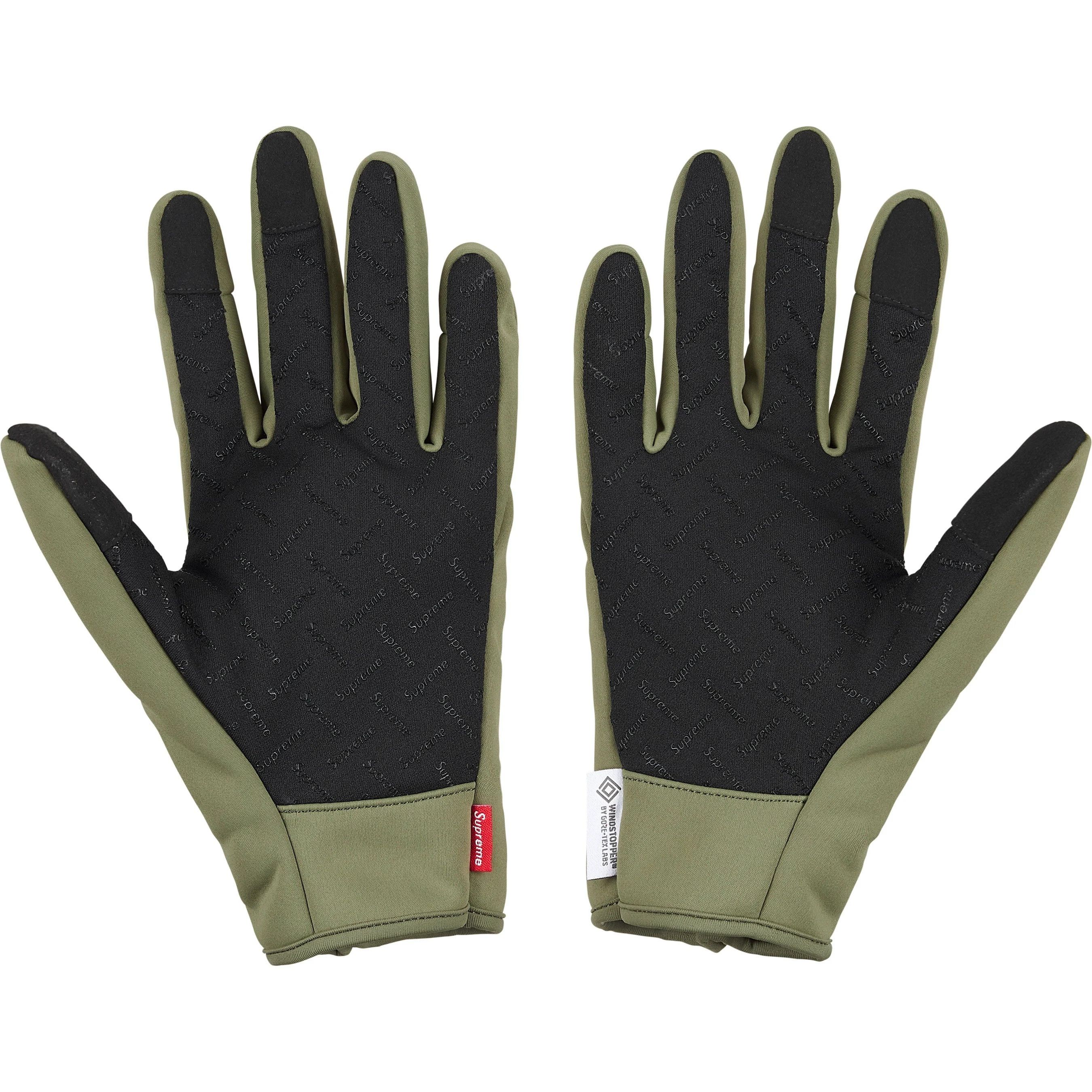 Supreme Supreme WINDSTOPPER Zip Gloves Size ONE SIZE - 3 Thumbnail