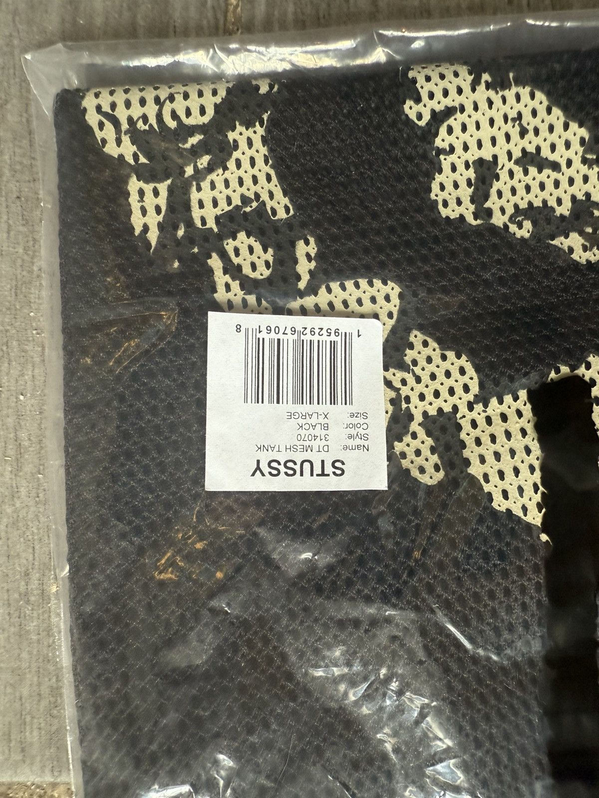 Stussy Denim Tears Mesh Tank size XL