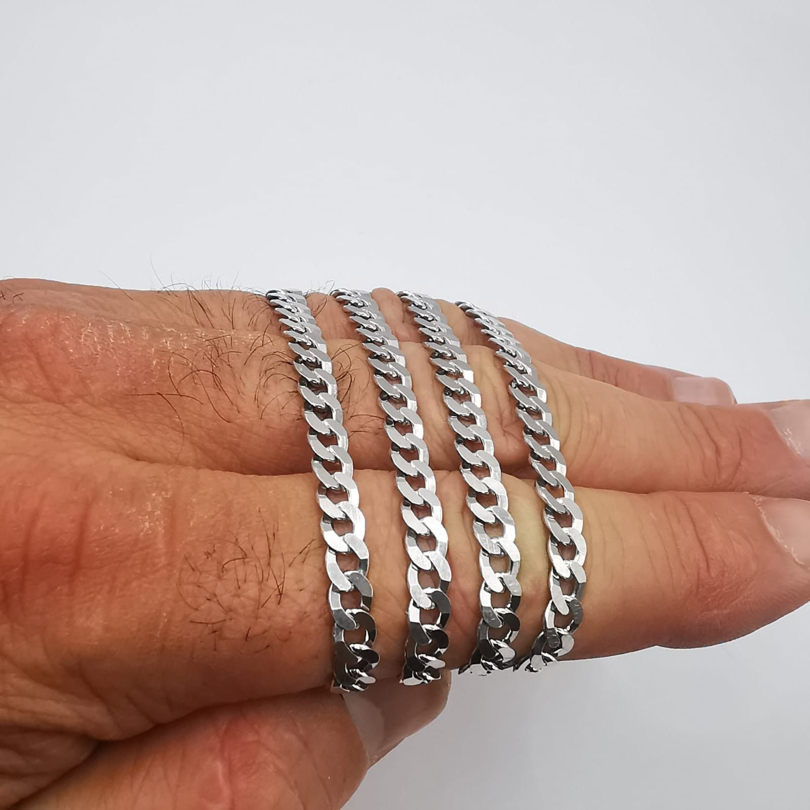 Sterling Silver Vintage Jewelry Chain,925 Sterling Silver,Signed 18,19g Size ONE SIZE - 8 Thumbnail