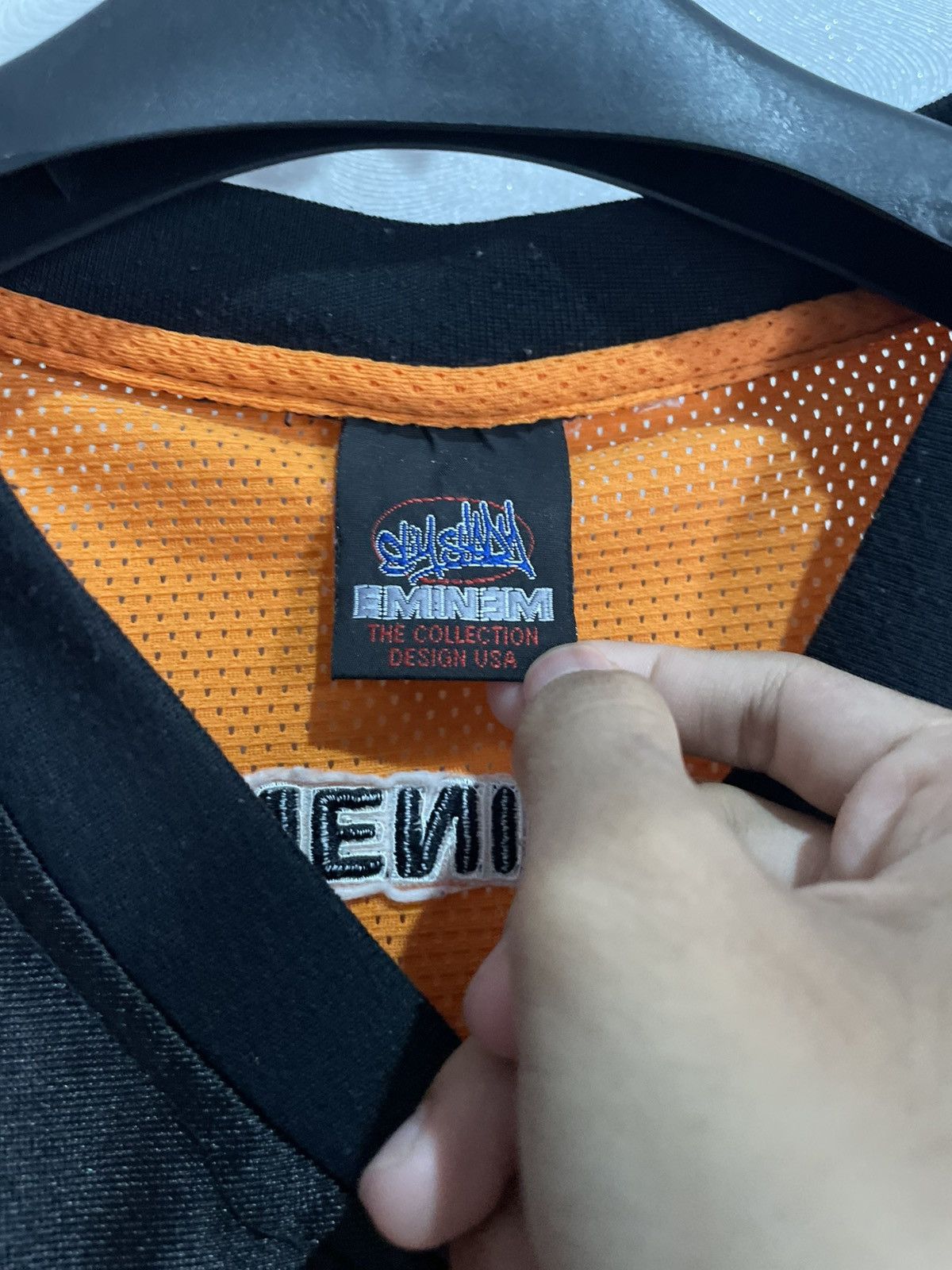 Eminem Vintage Eminem Basketball Jersey Size US L / EU 52-54 / 3 - 3 Thumbnail