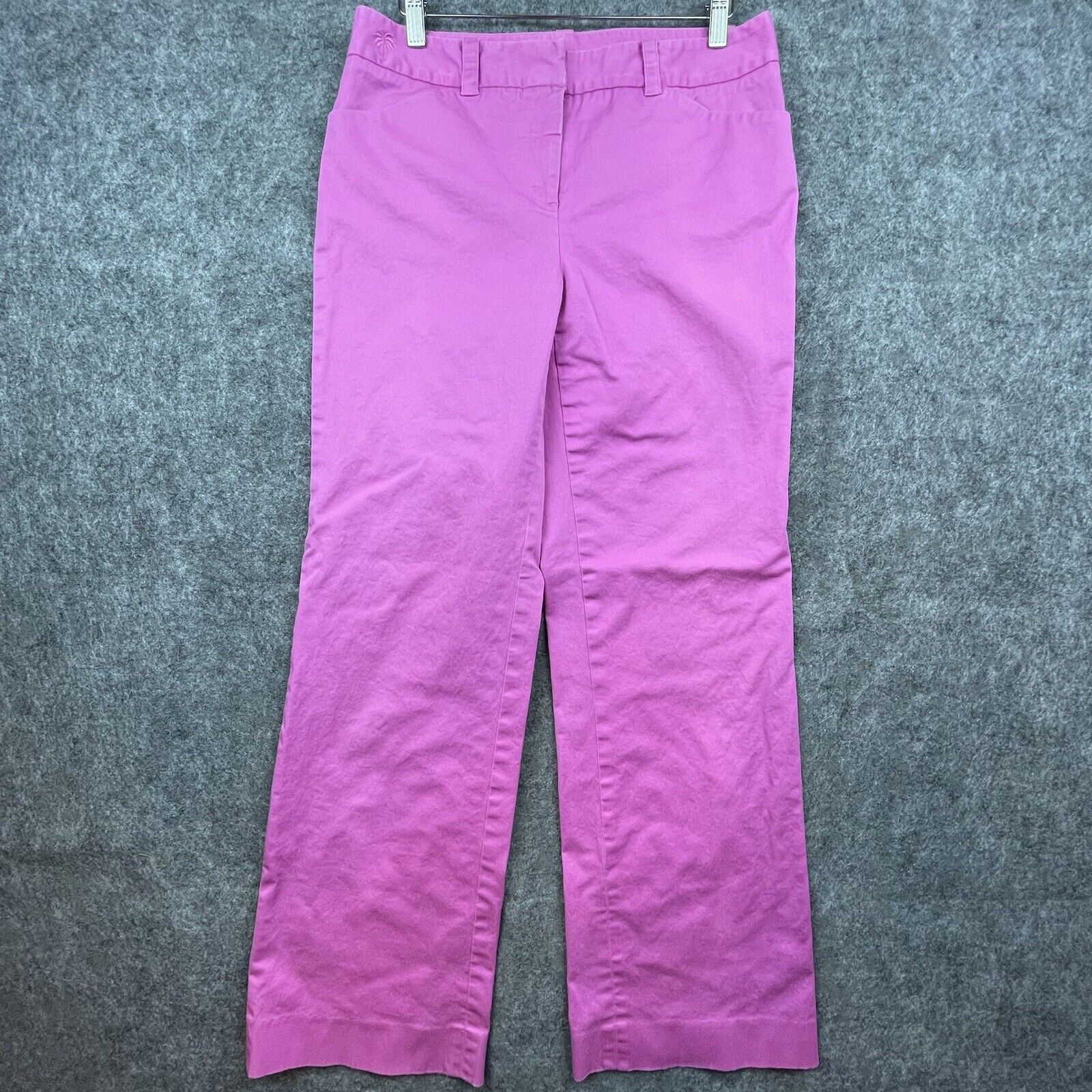 Lilly Pulitzer Lilly Pulitzer Pants Womens 8 Pink Trousers Straight Golf Size 30" / US 8 / IT 44 - 1 Thumbnail