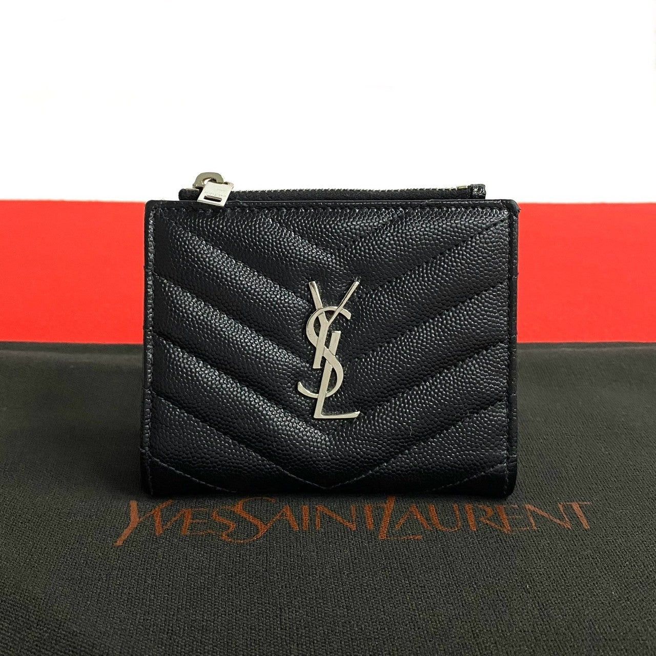 Yves Saint Laurent Yves Saint Laurent Wallets & Case Black Leather Size ONE SIZE - 1 Thumbnail