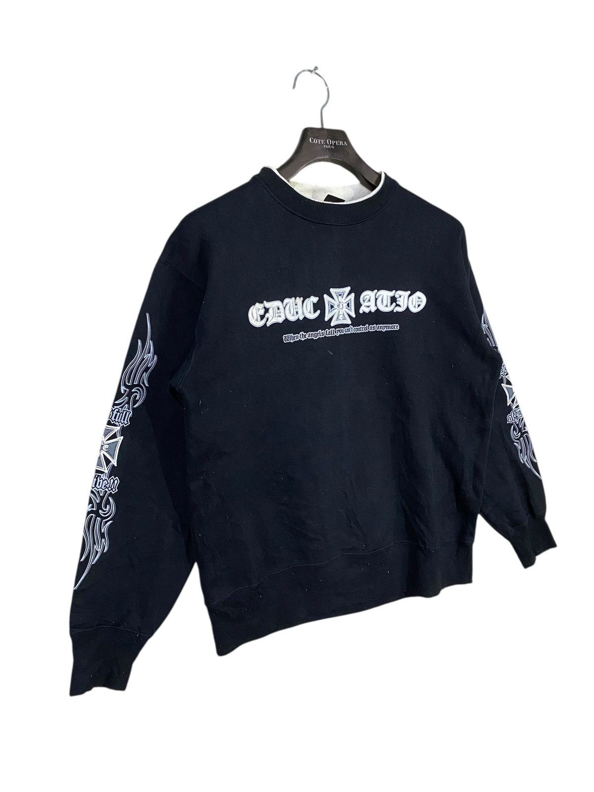 Beaumere Vintage y2k beaumere cross sweatshirt crewneck back hit Size US M / EU 48-50 / 2 - 6 Thumbnail