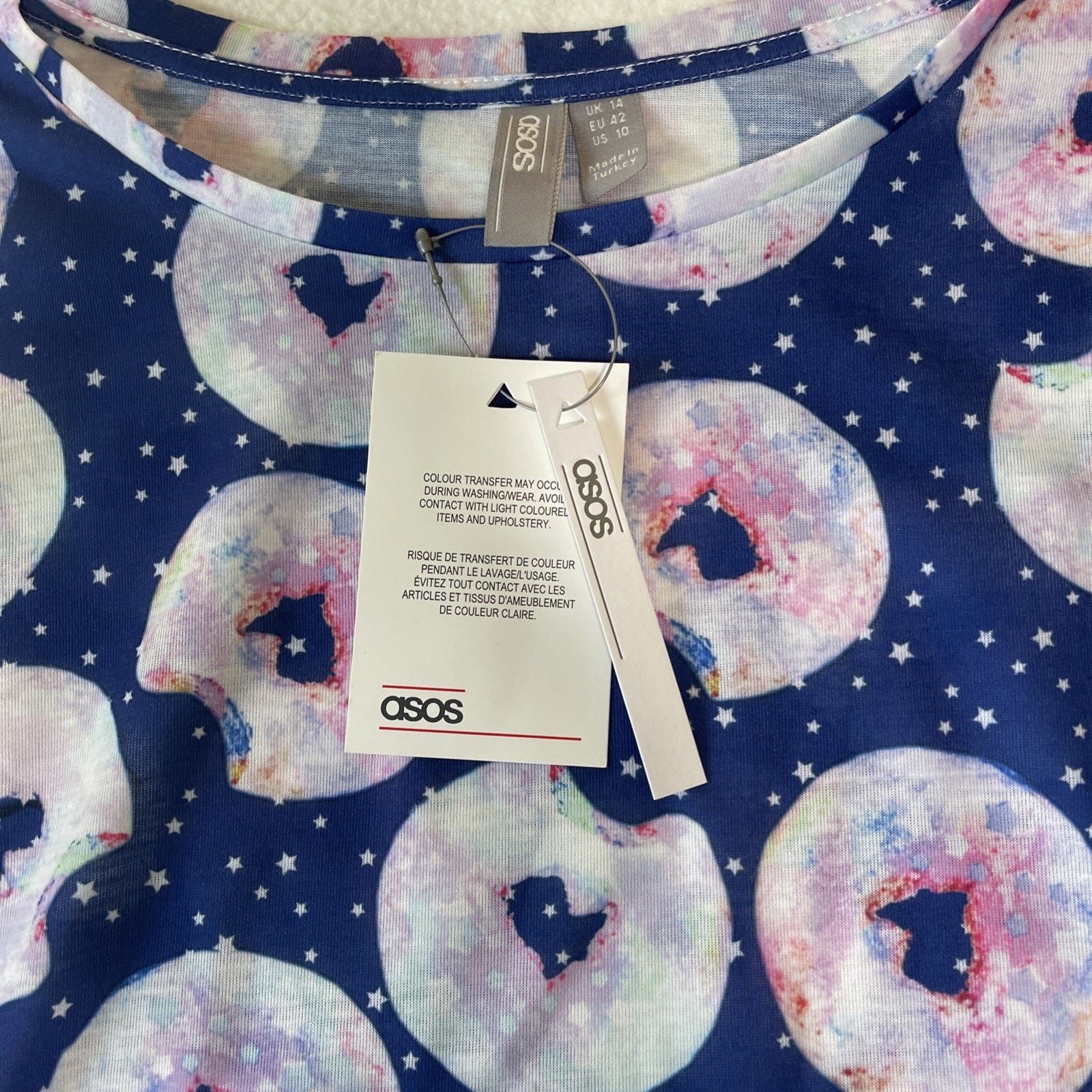 Asos ASOS Women’s Doughnut Long Sleeve Pajama’s Size 10-NWT Size ONE SIZE - 7 Thumbnail