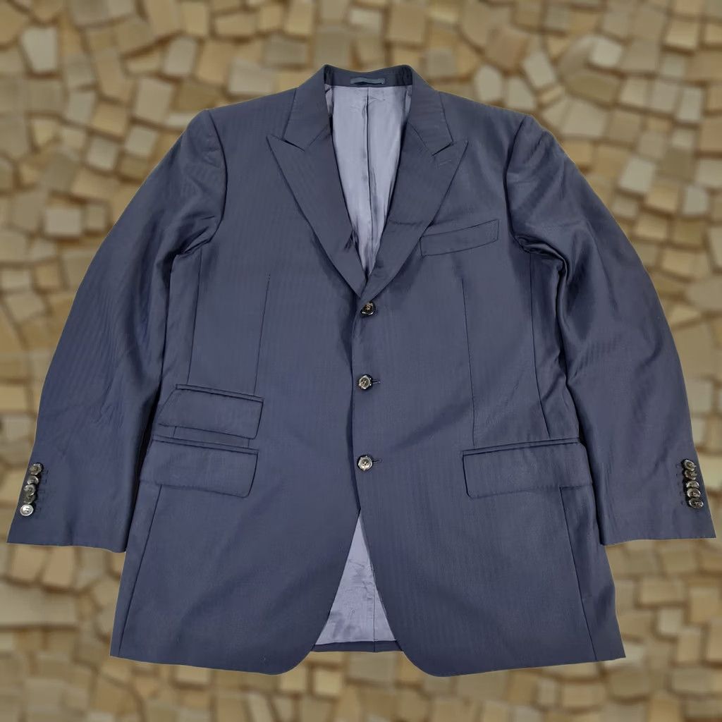 Suitsupply Suitsupply Washington Blazer Navy Blue 50R Wool Vitale Barberis Suit Jacket Mens Size 50R - 1 Thumbnail