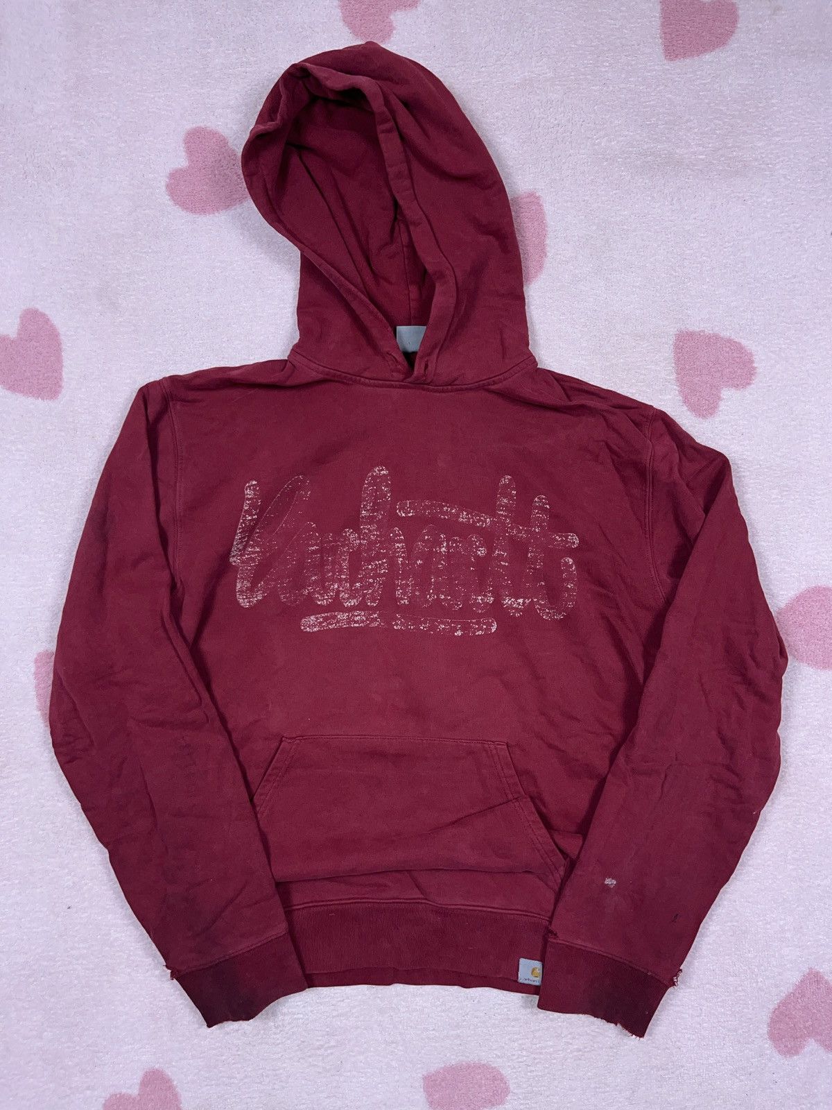 Carhartt × Vintage ➕ vintage carhartt trashed distressed heavy worn hoodie Size US L / EU 52-54 / 3 - 2 Thumbnail