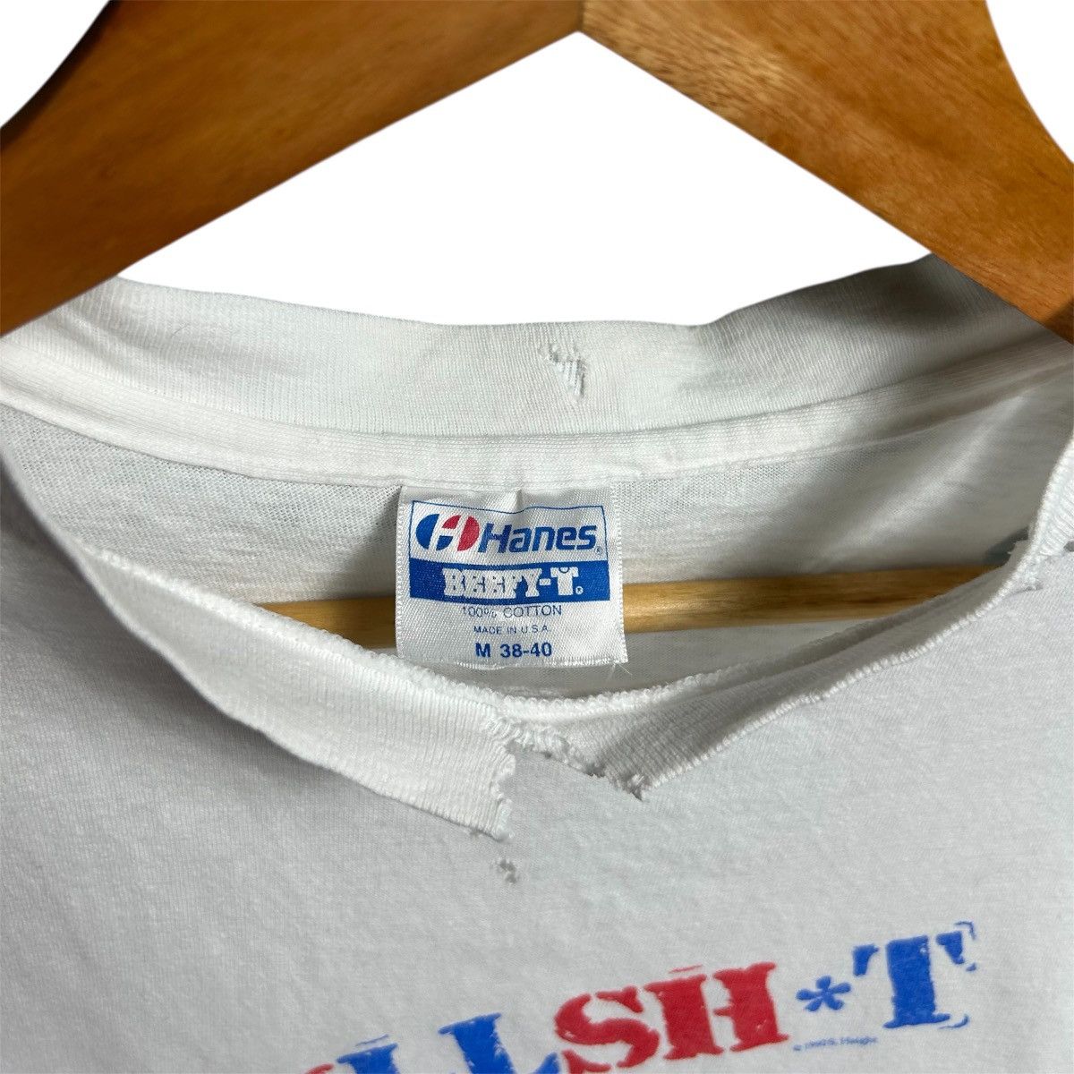 Vintage Vintage 90s Bullshit T-Shirt Size M / US 6-8 / IT 42-44 - 5 Thumbnail