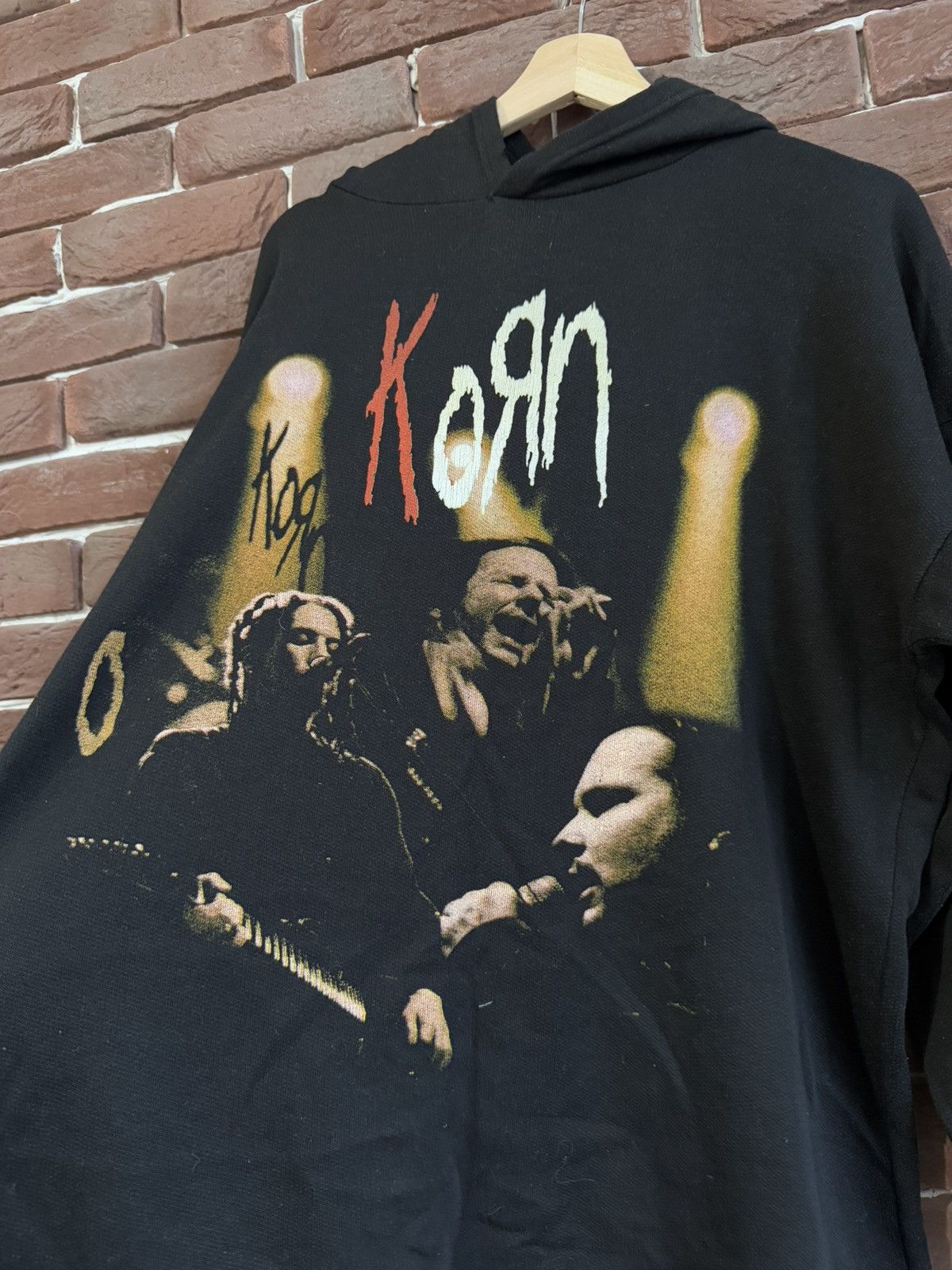 Band Tees Vintage 90s Korn Band Hoodie Issues Print Metal Band Hoodie Size US XL / EU 56 / 4 - 4 Thumbnail