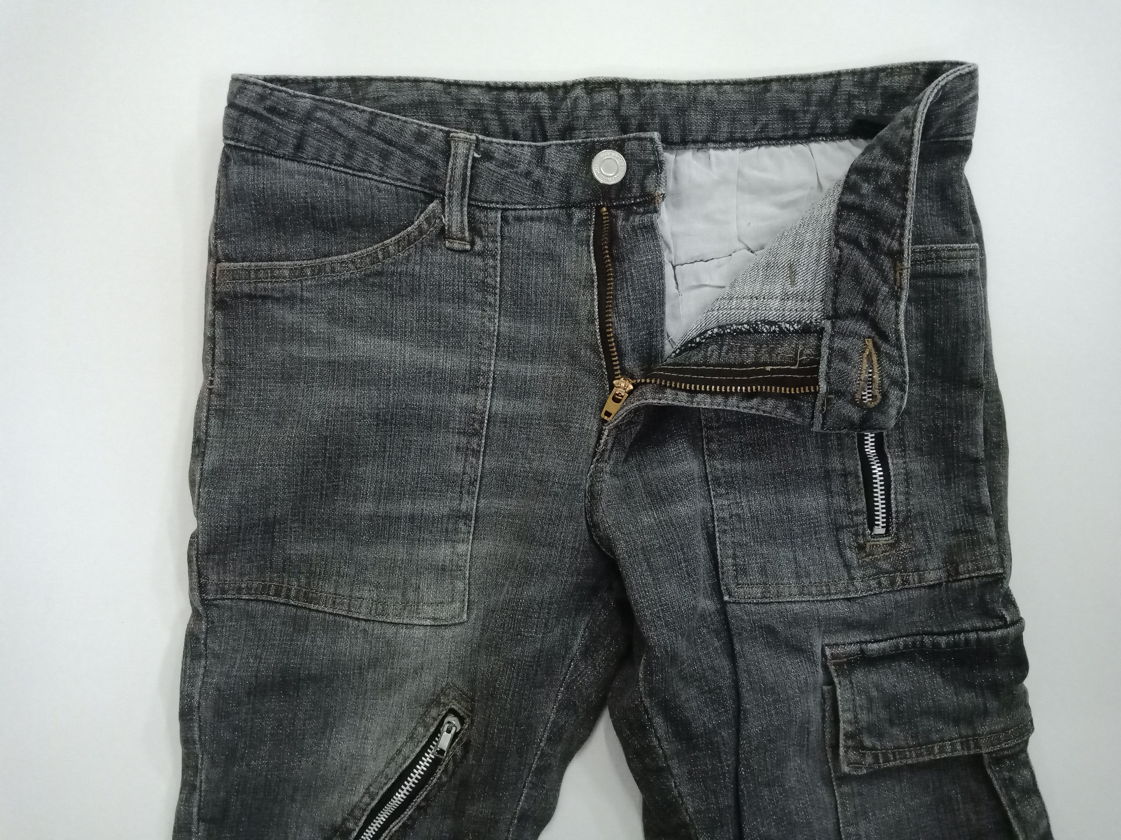 Le Grande Bleu (L.G.B.) N23 Bondage Flare Pants #P1 Size US 29 - 8 Thumbnail