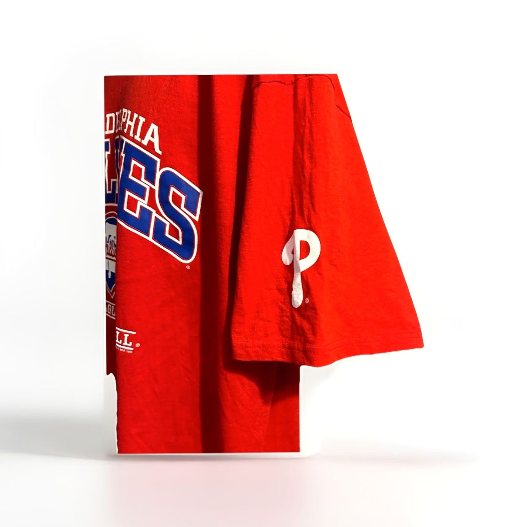 Lee VINTAGE Lee Sports Phillies Shirt Men 2XL Red Short Sleeve Philadelphia Phillies Logo Graphic Print T-Shirt Size US XXL / EU 58 / 5 - 7 Thumbnail