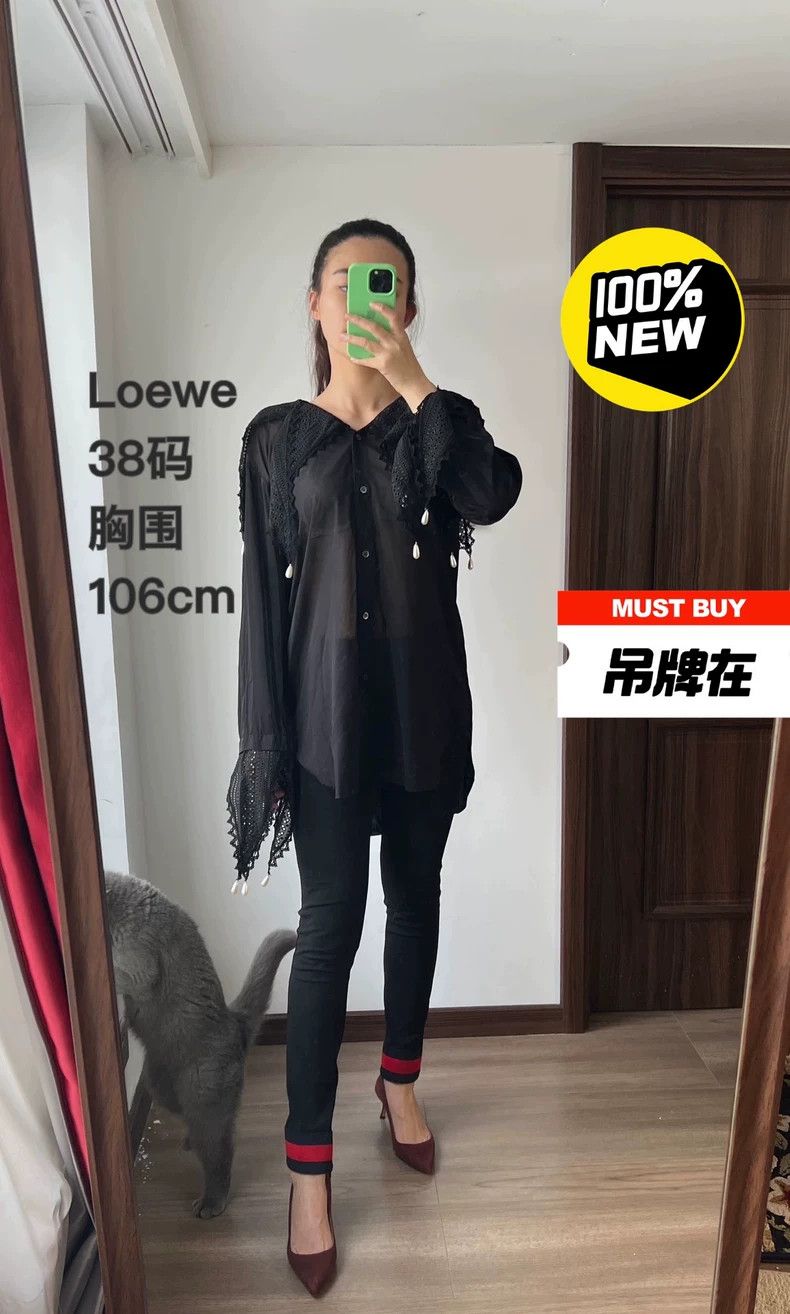 Loewe LOEWE Shirt (chest circumference 106cm, garment length 80- Size XS / US 0-2 / IT 36-38 - 1 Thumbnail