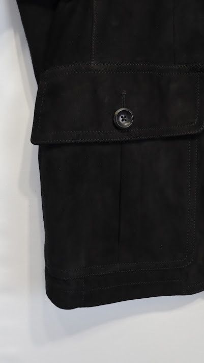 Tom Ford o1rshd1 Suede Anteflor Jacket in Nero Size US M / EU 48-50 / 2 - 7 Thumbnail