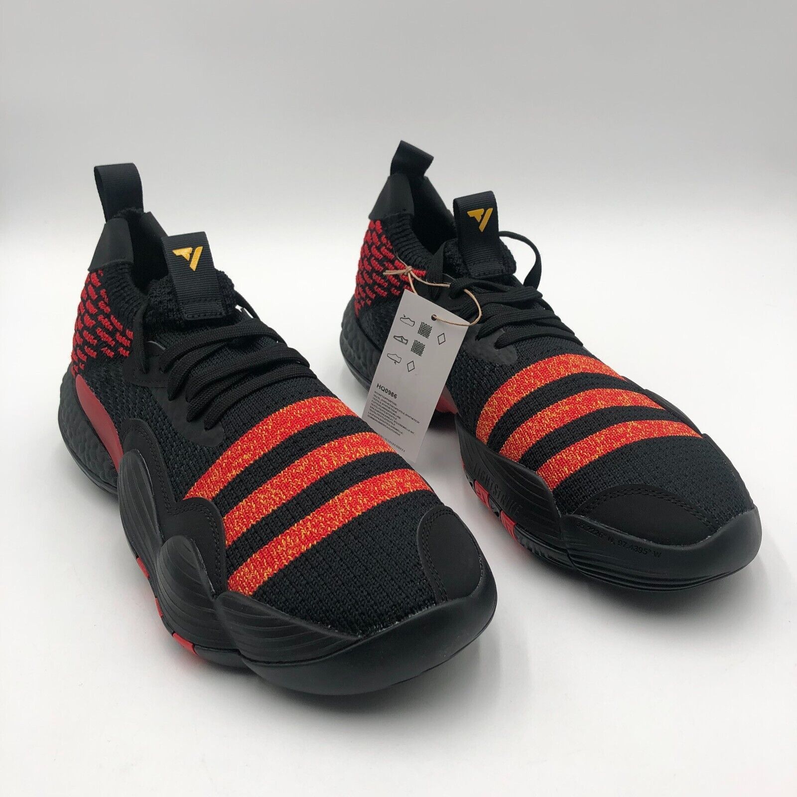 Adidas Trae Young Men's Size Hawks Black Red